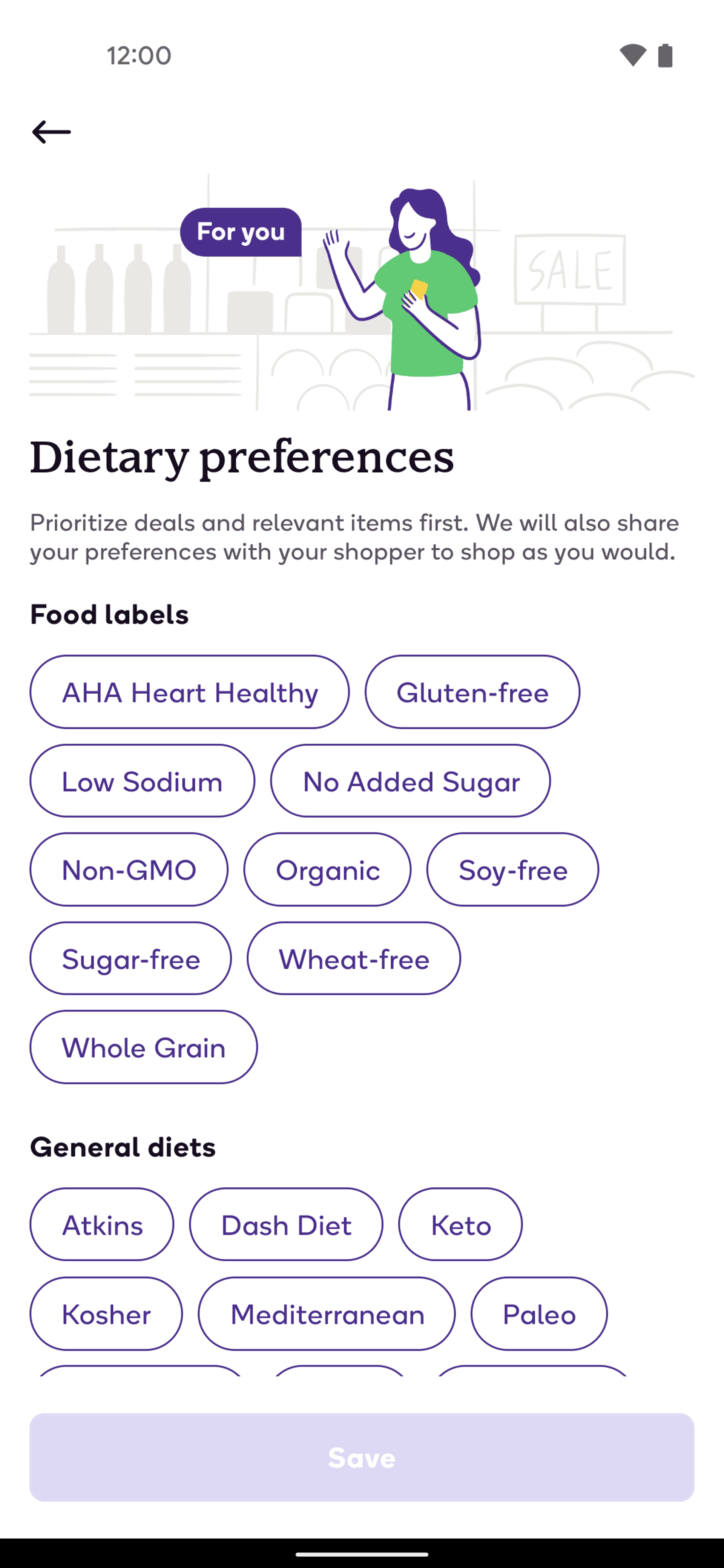 Shipt Android Food & Drink interface screenshot 23