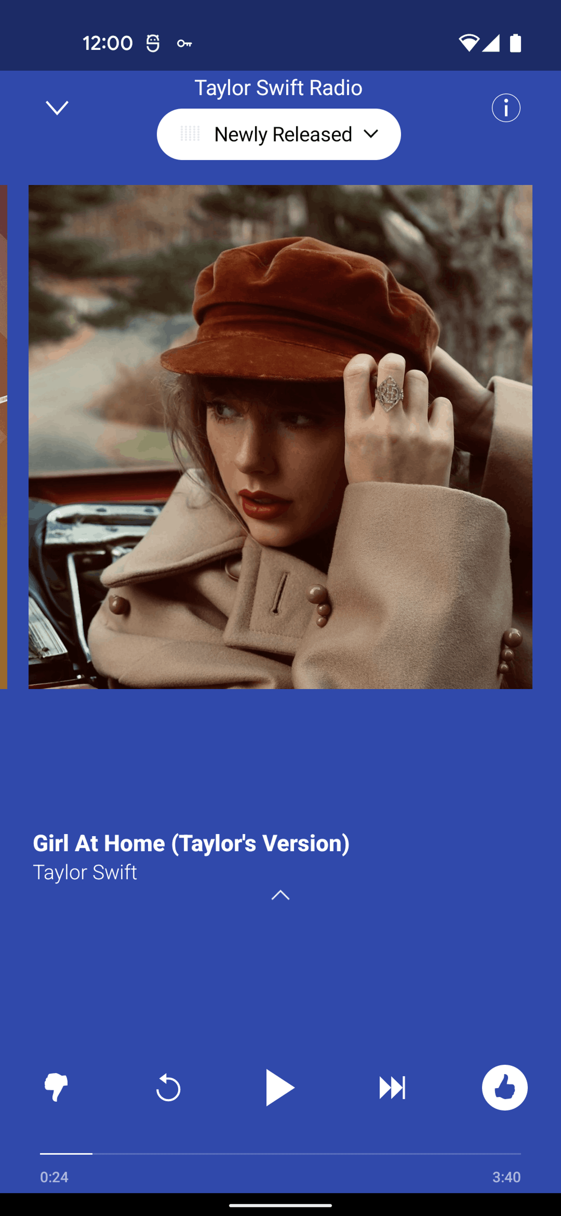 Pandora Android Music & Audio interface screenshot 14
