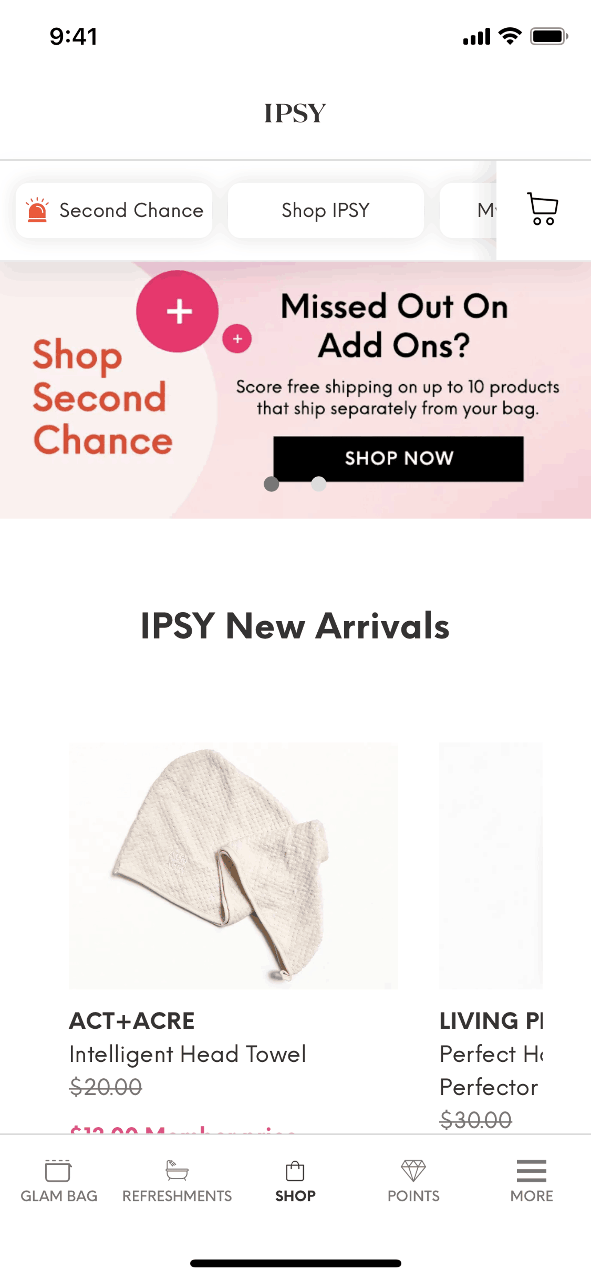 IPSY iOS Shopping interface screenshot 3