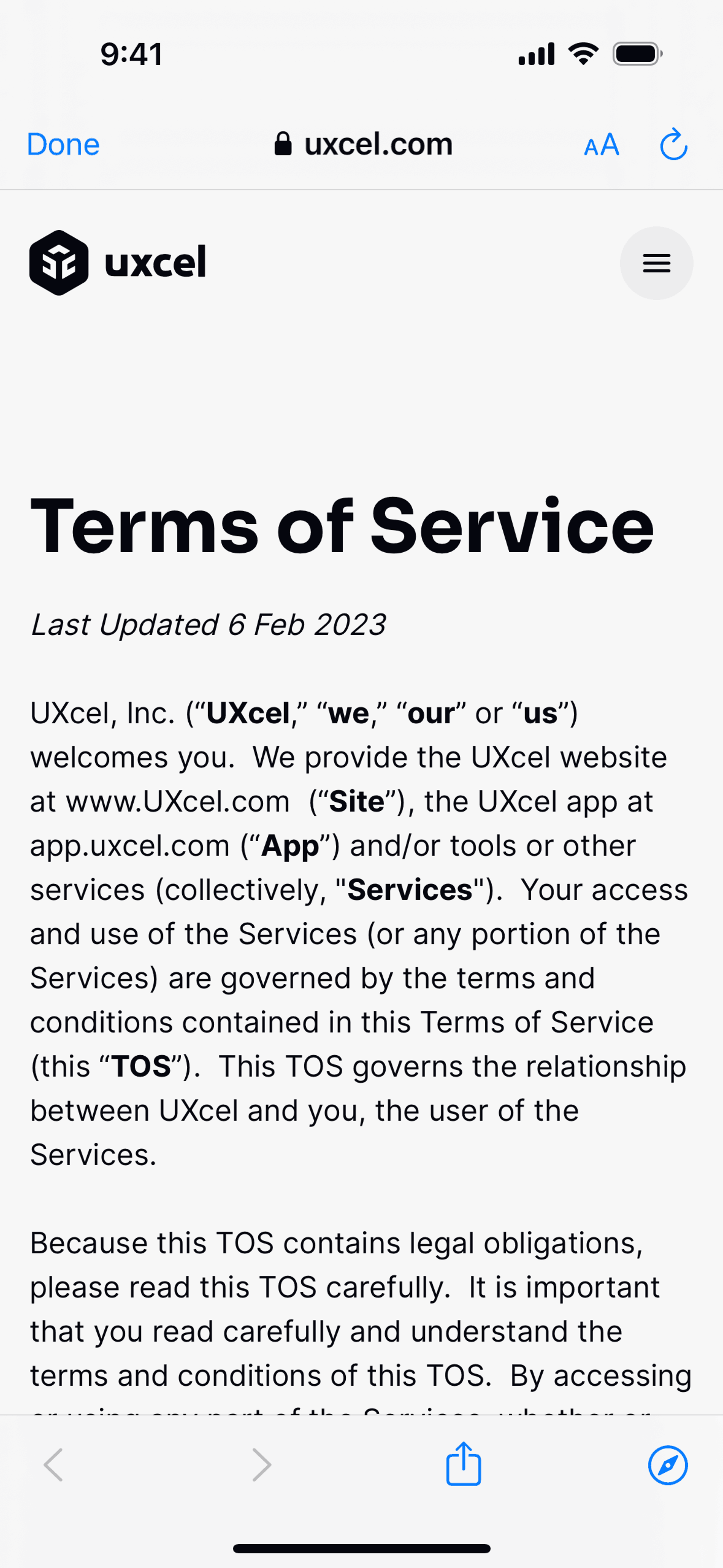 Uxcel Go iOS Education interface screenshot 4