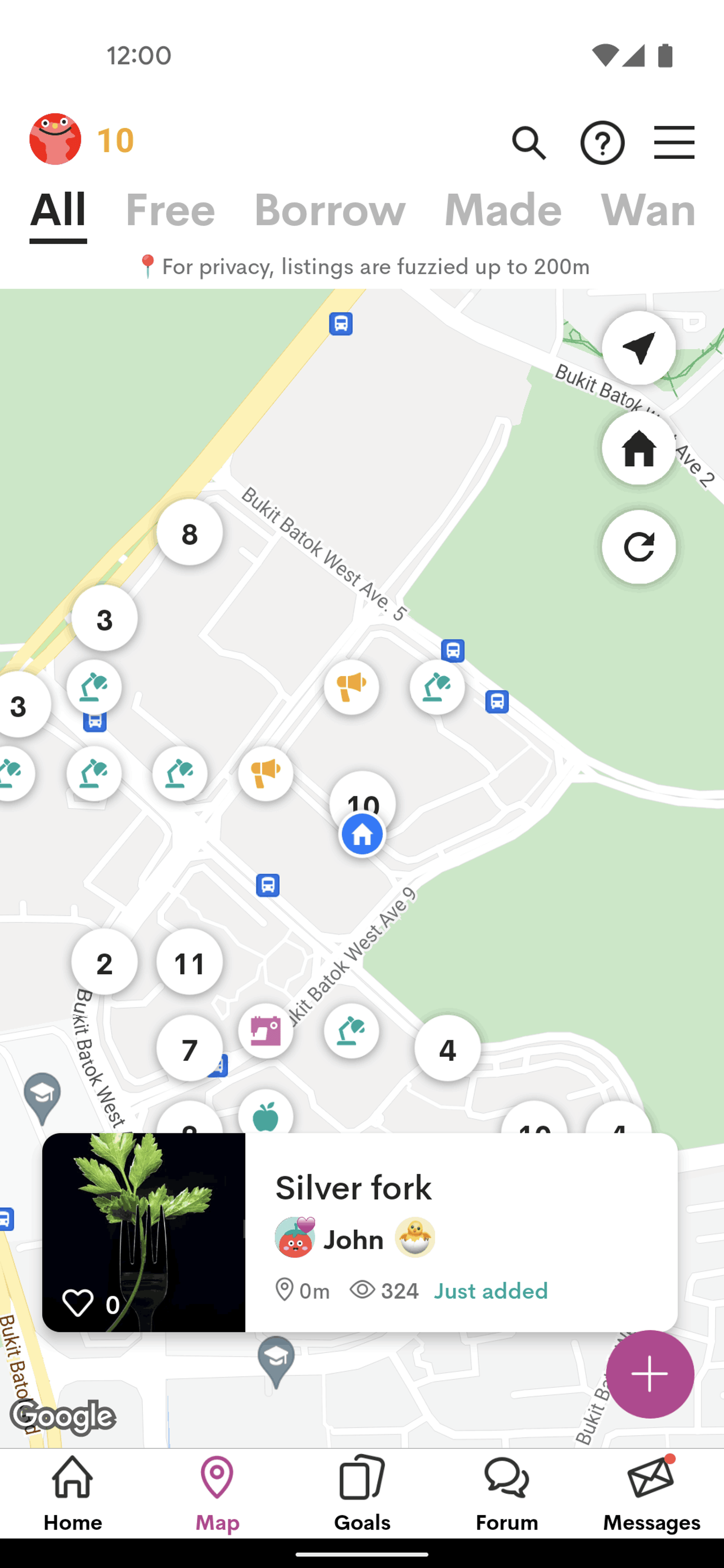 OLIO Android Food & Drink interface screenshot 2