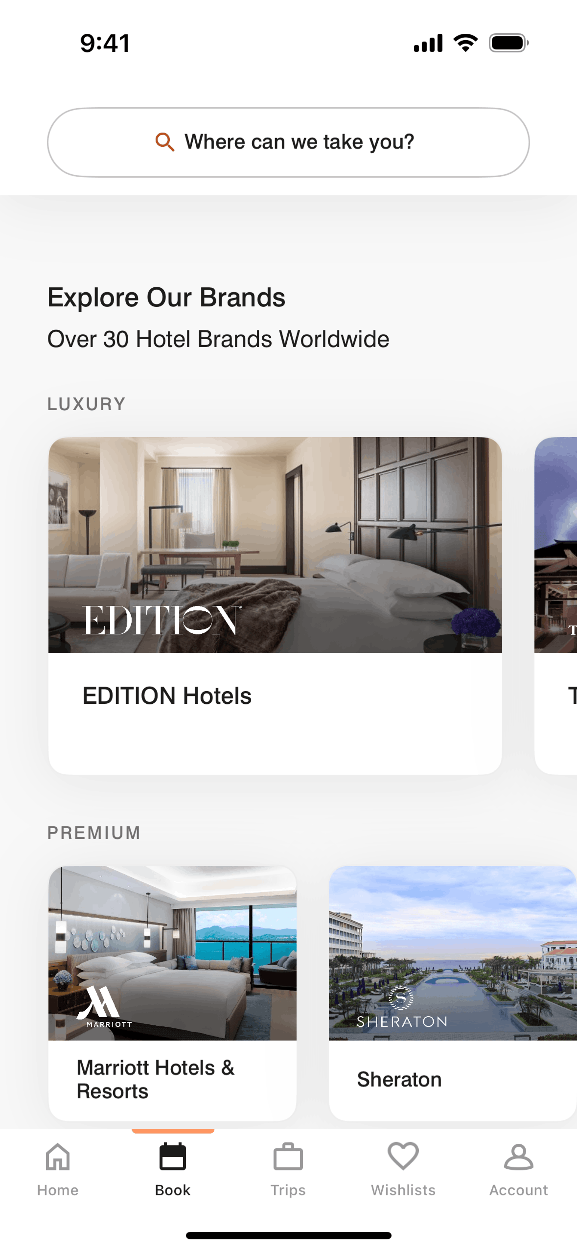 Marriott Bonvoy iOS Travel & Transportation interface screenshot 4