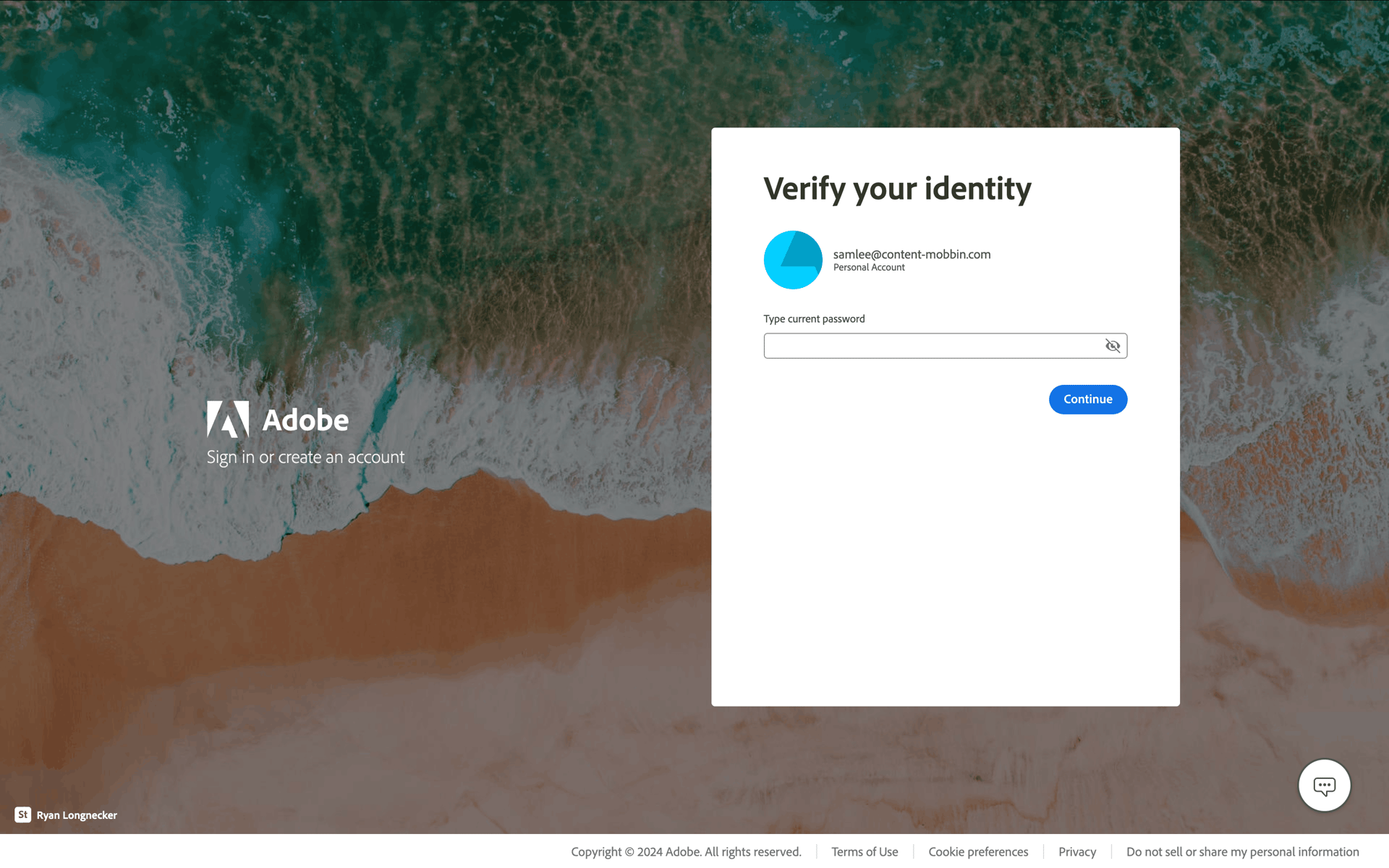 Adobe Web Business interface screenshot 15