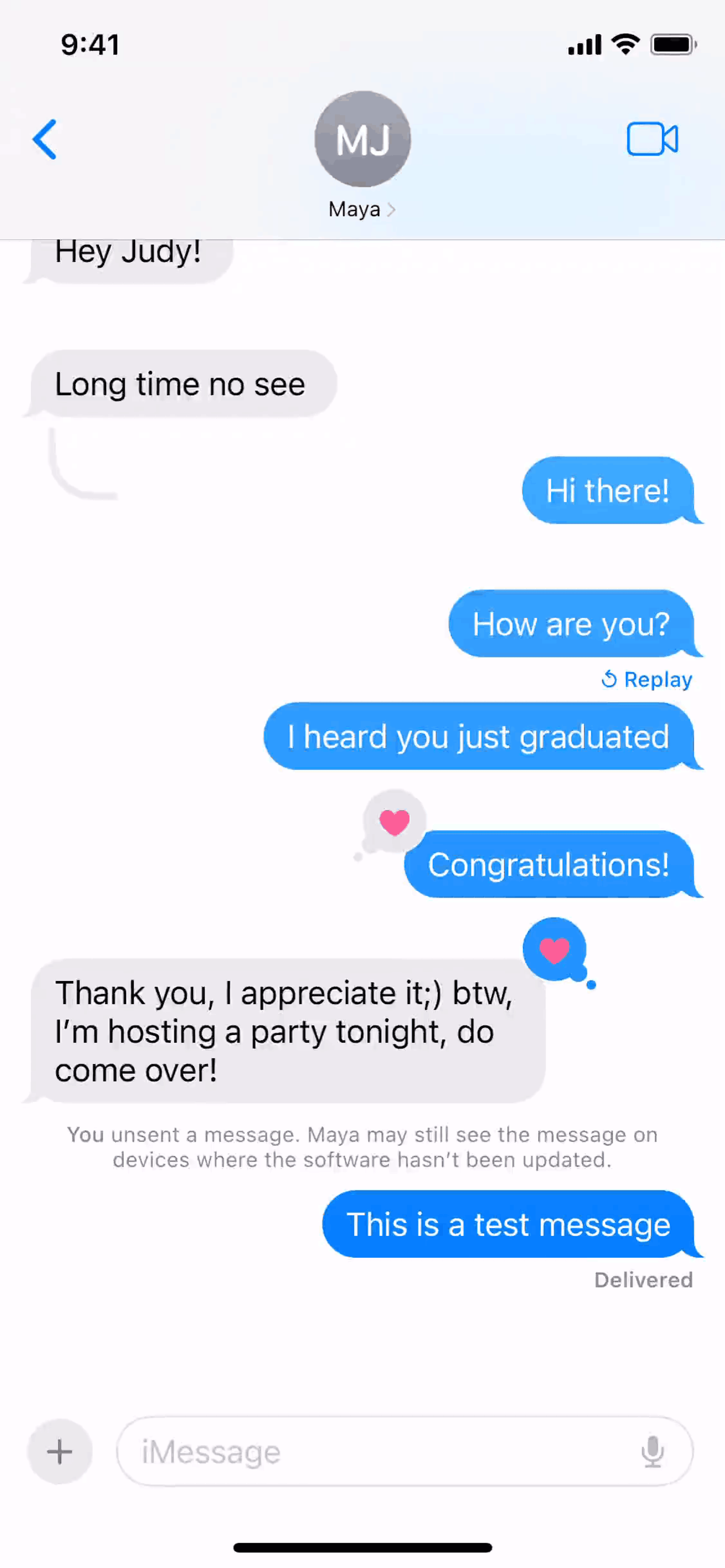 Messages iOS Social Networking interface screenshot 24
