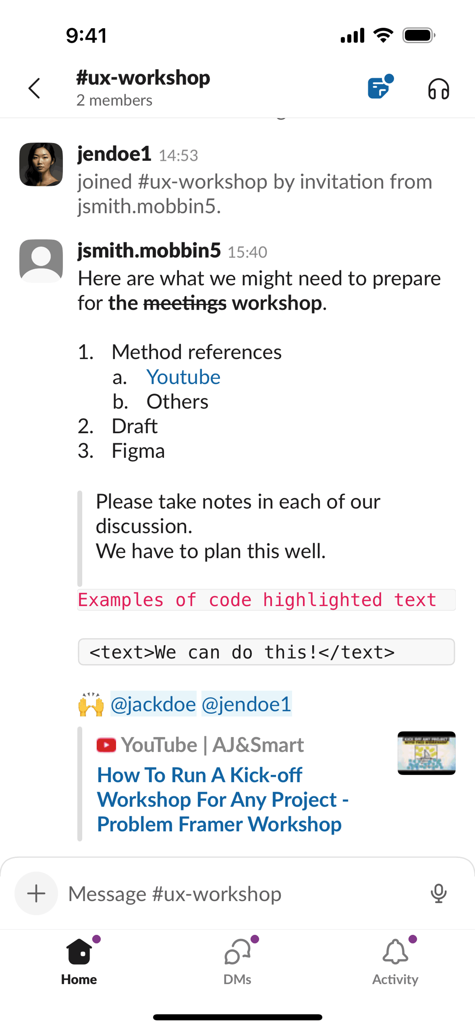 Slack iOS Business interface screenshot 4