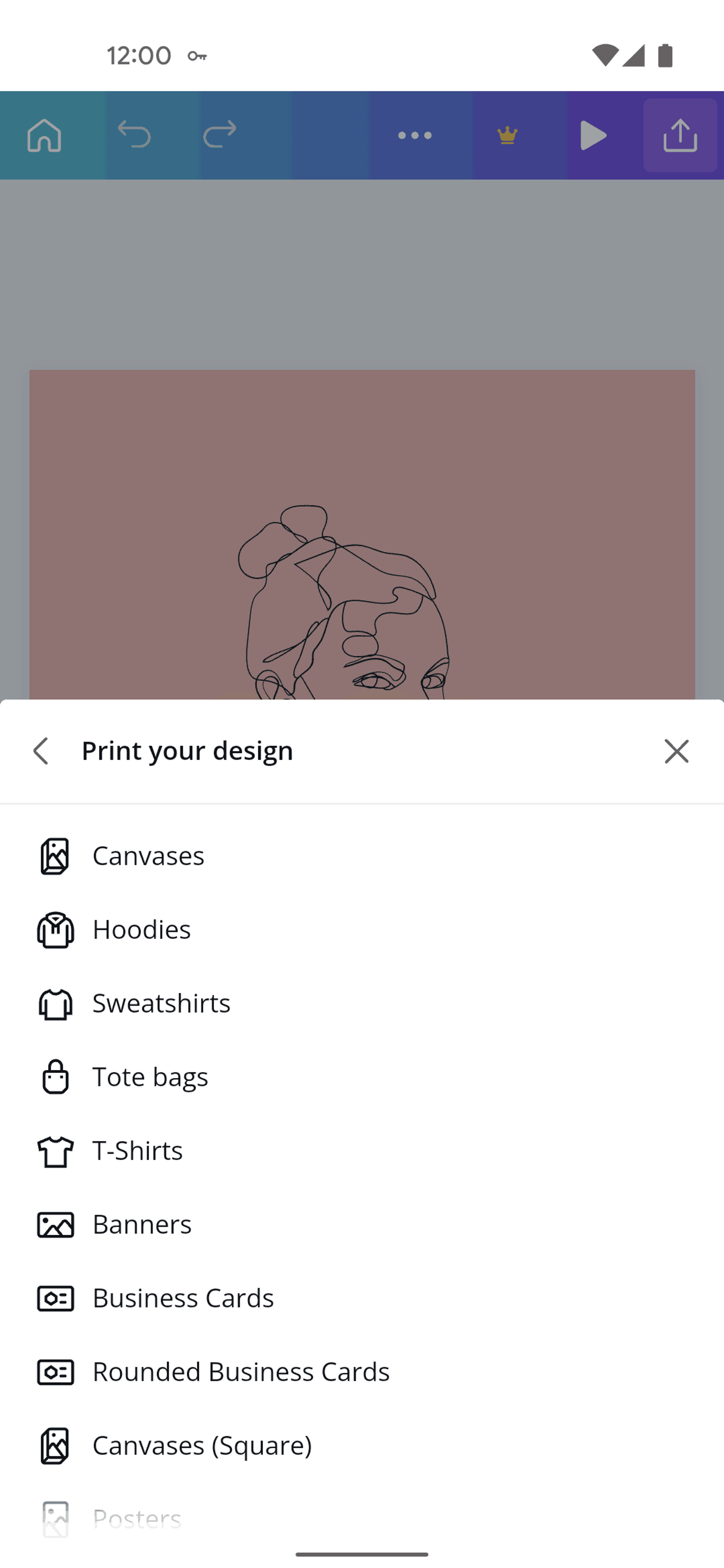 Canva Android Photo & Video interface screenshot 13
