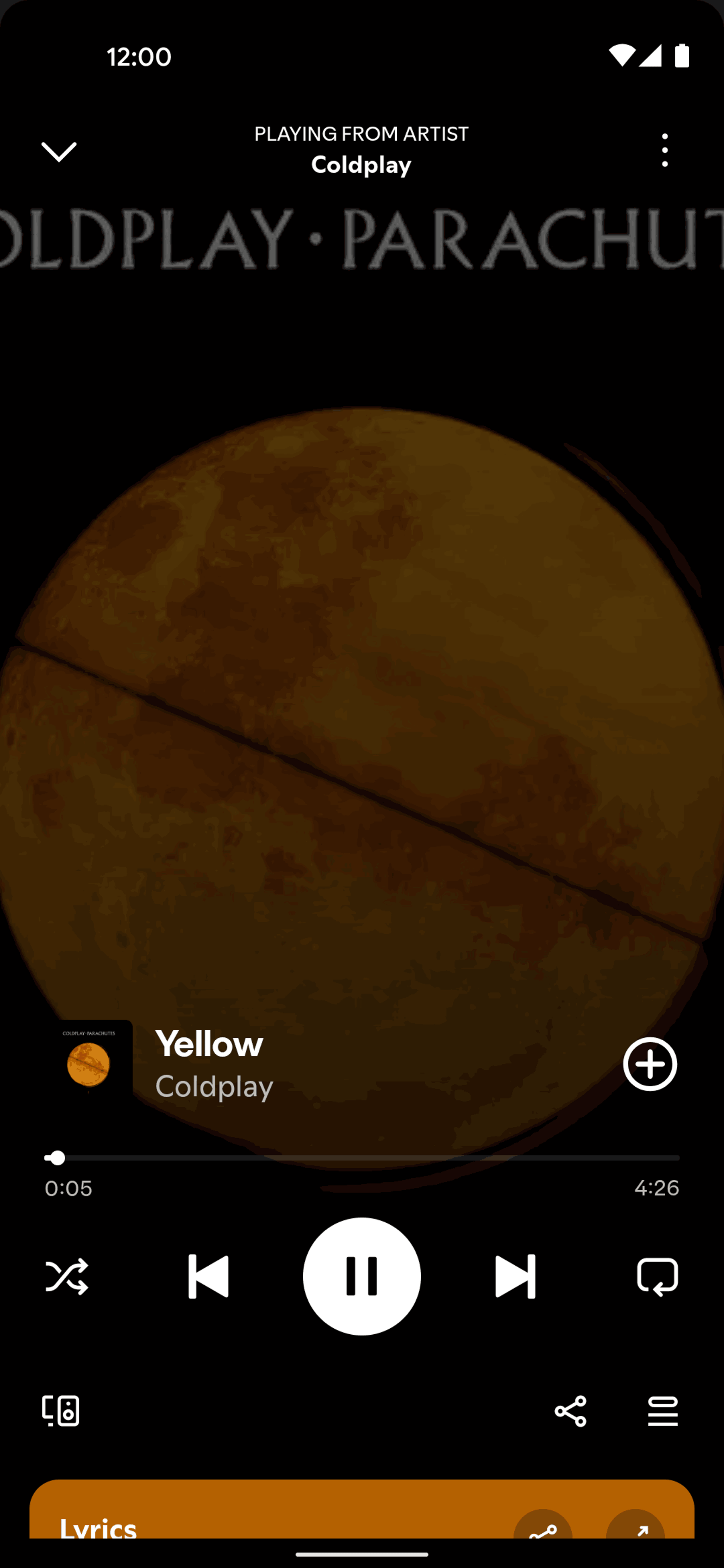 Spotify Android Music & Audio interface screenshot 17