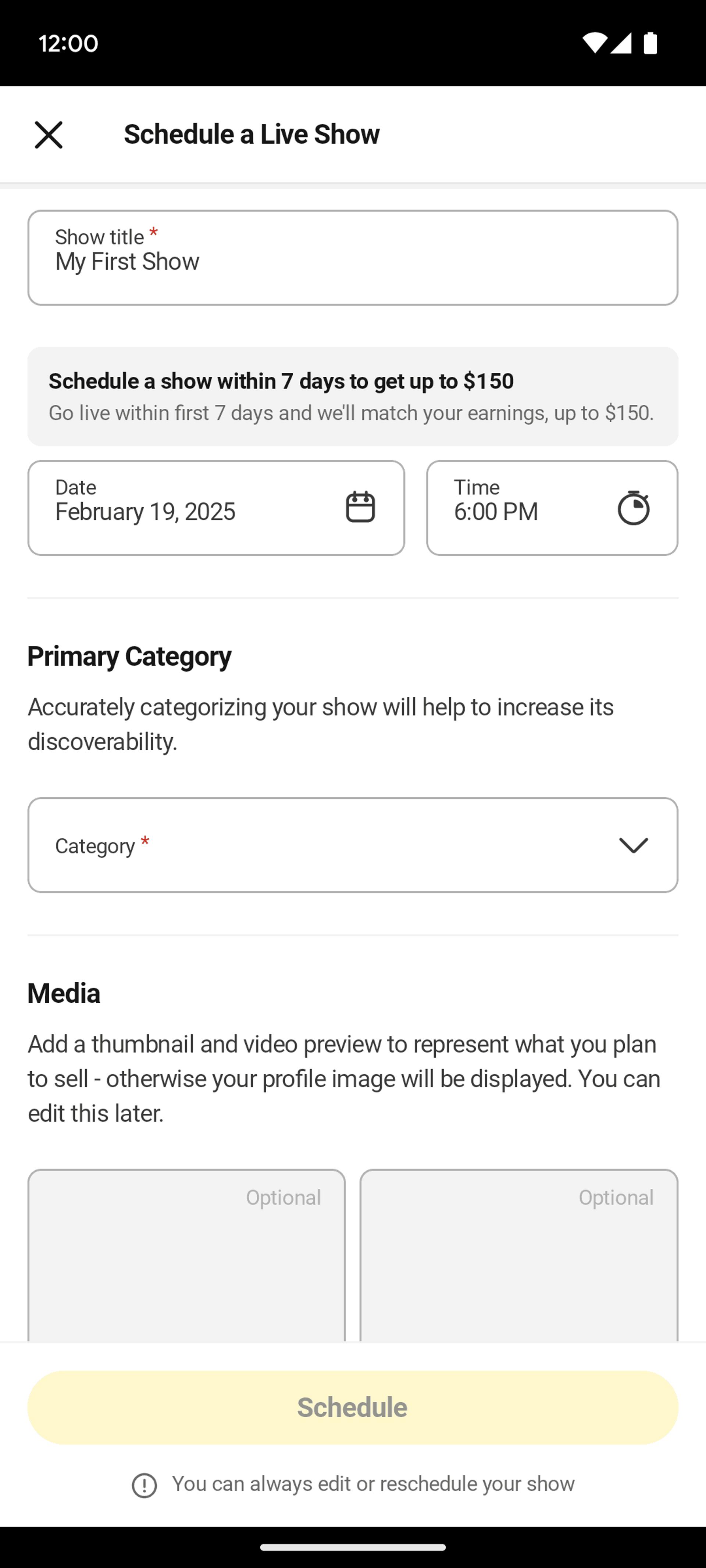 Whatnot Android Shopping interface screenshot 4