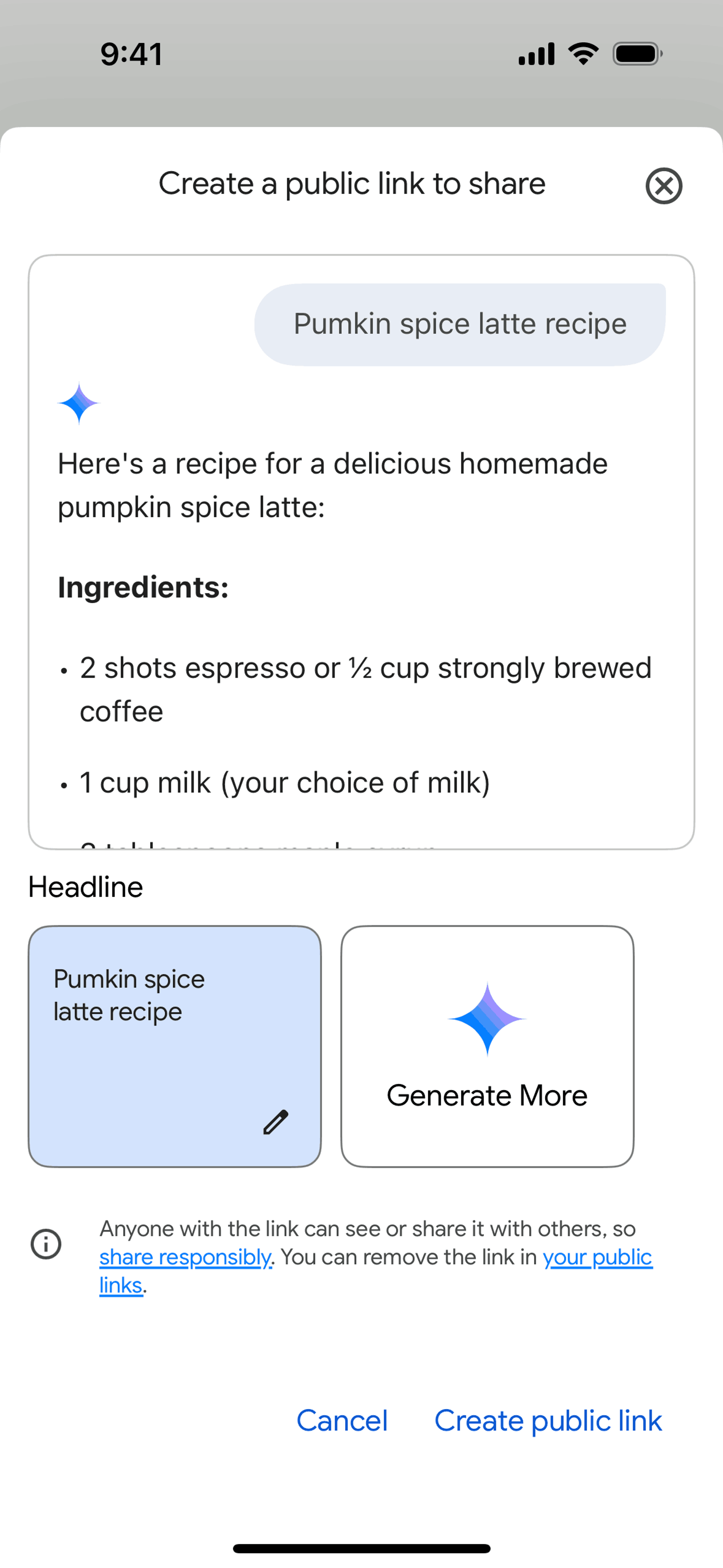 Google Gemini iOS AI interface screenshot 10