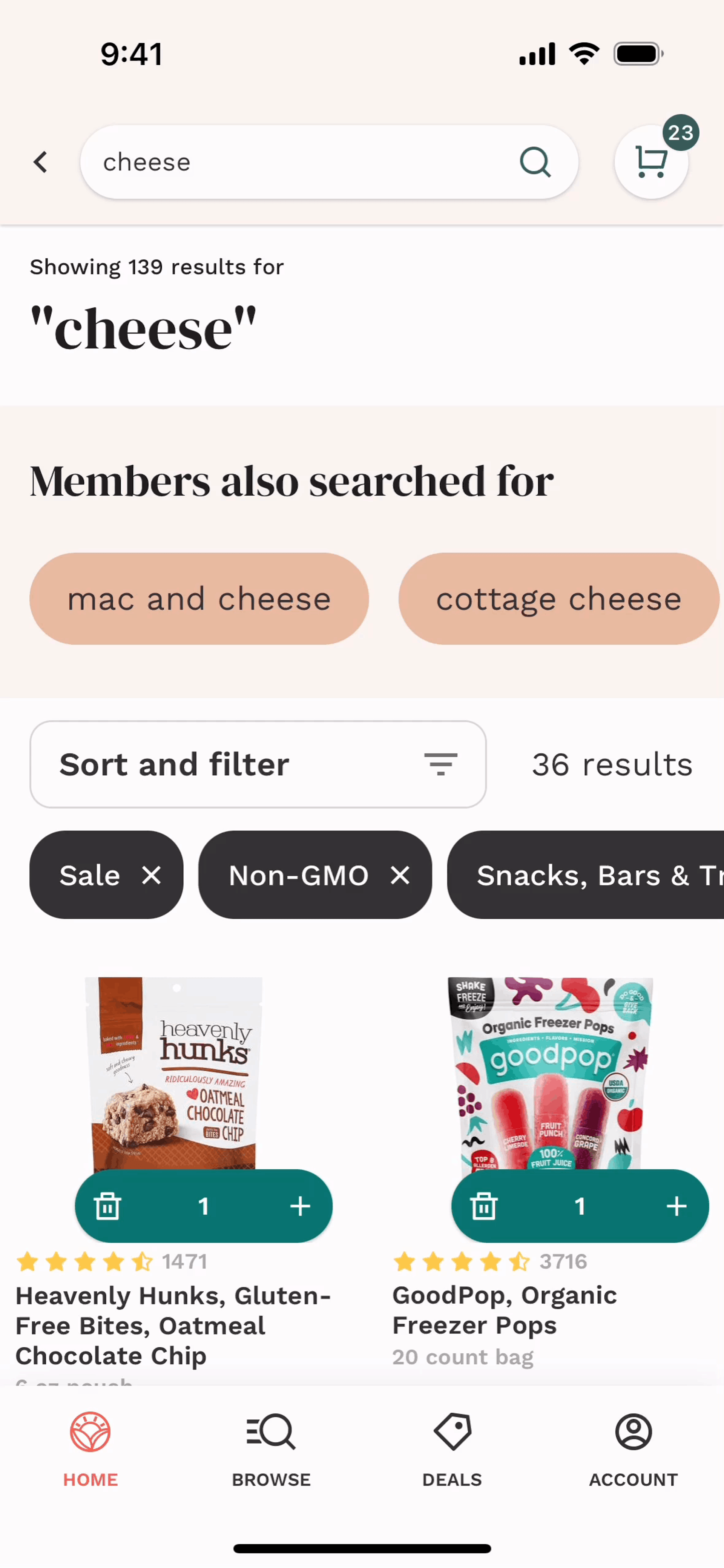 Thrive Market iOS Shopping interface screenshot 12
