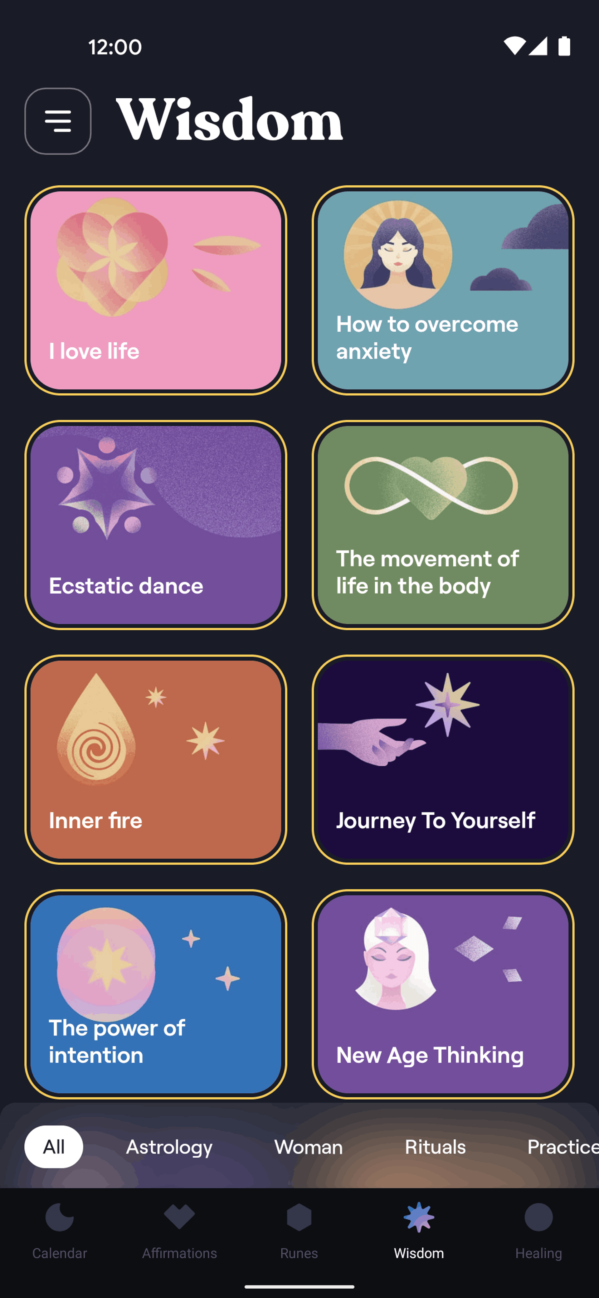 Moonly Android Lifestyle interface screenshot 4