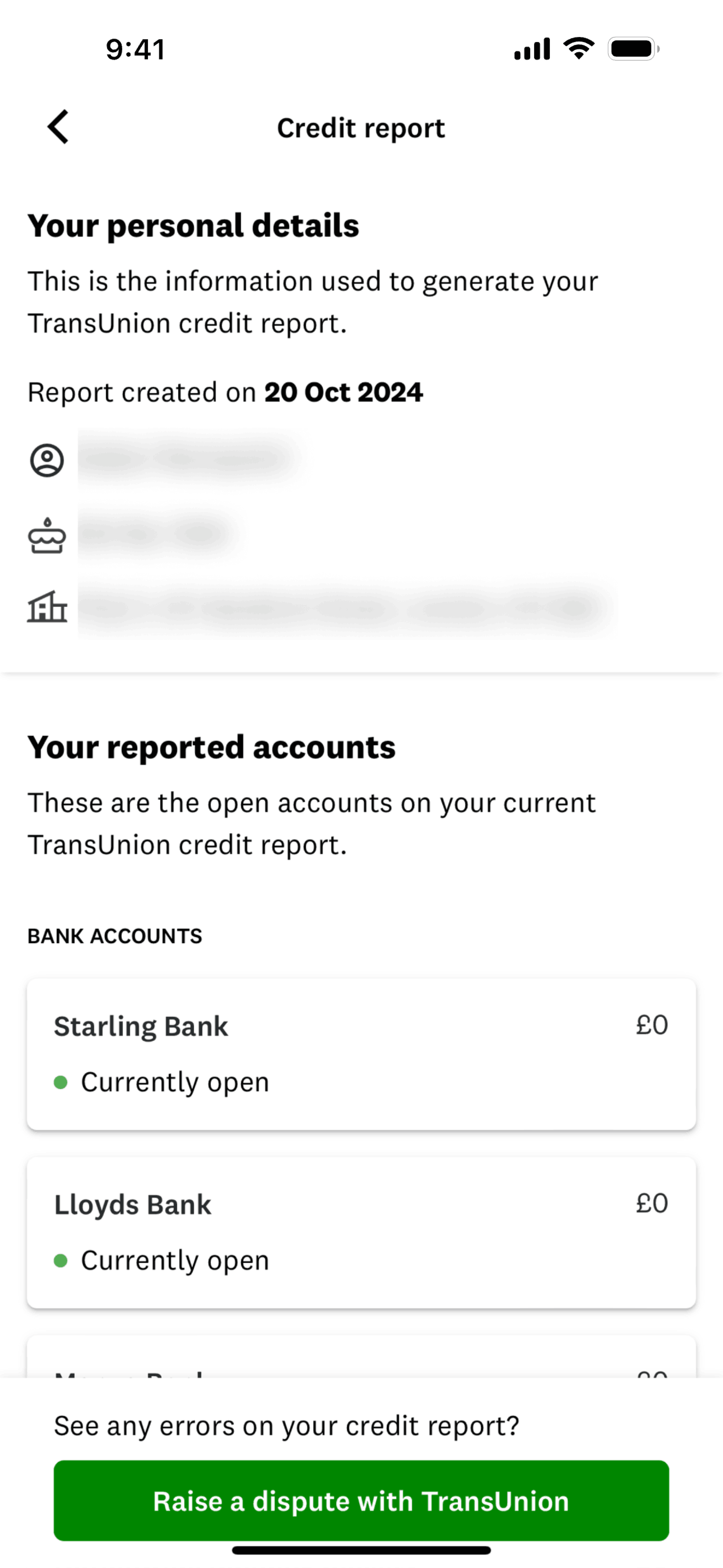 Credit Karma iOS Finance interface screenshot 5