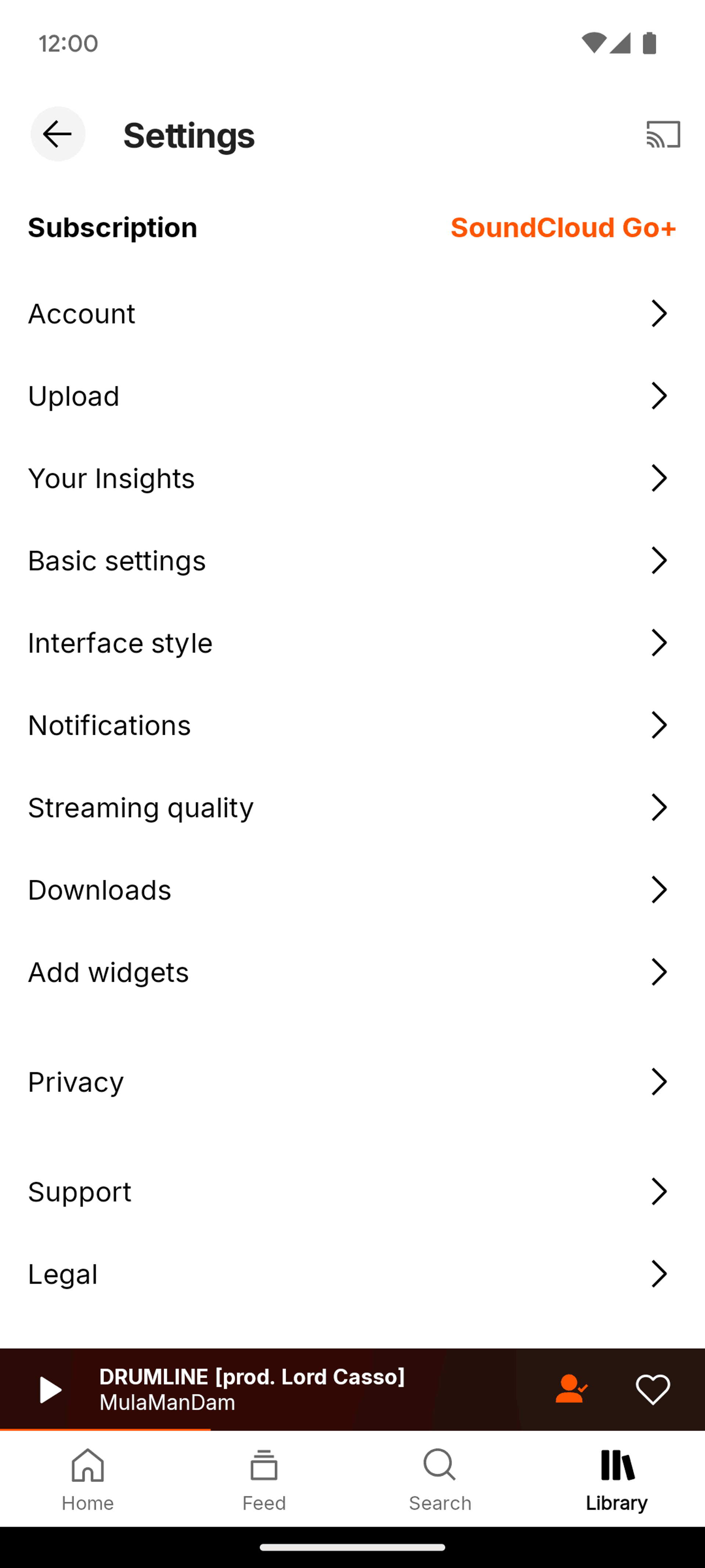 SoundCloud Android Music & Audio interface screenshot 5