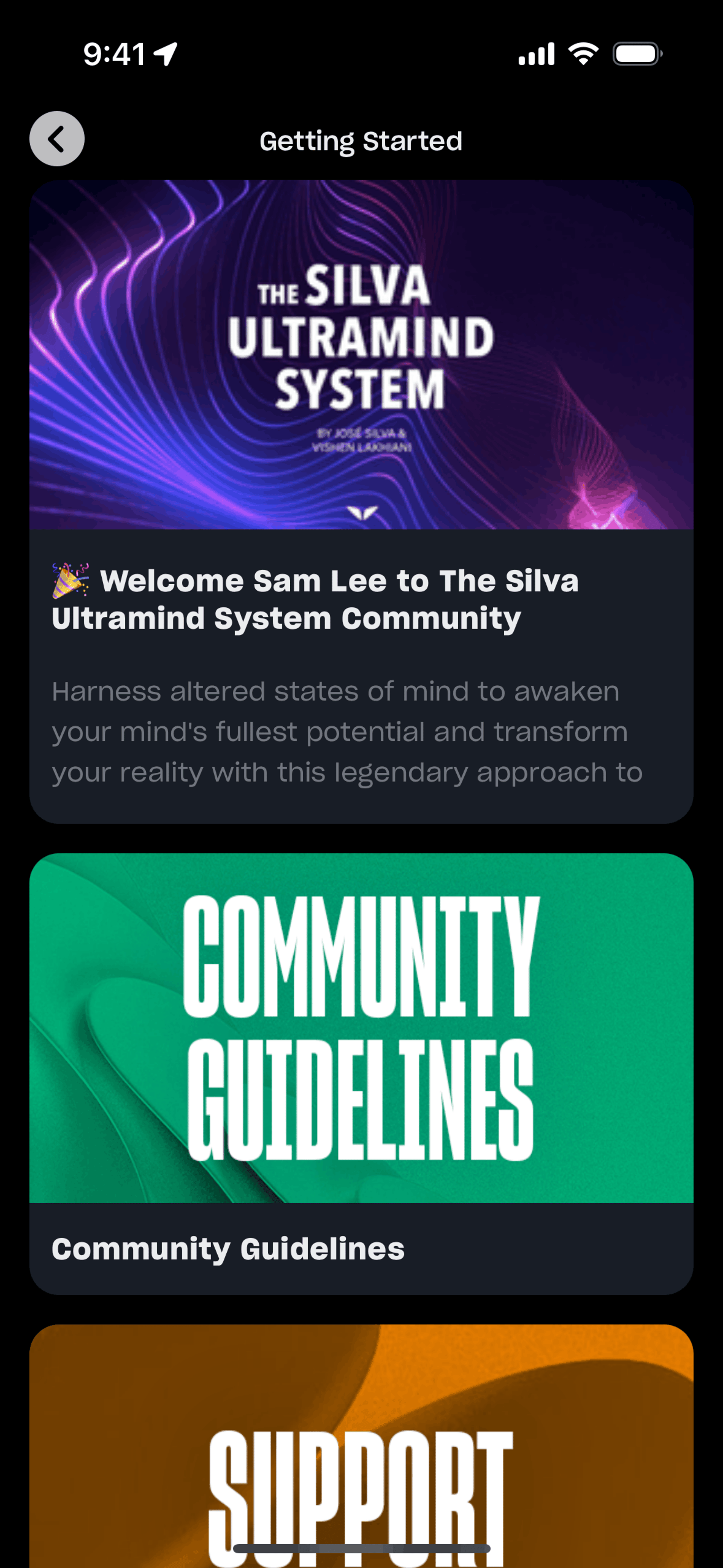 Mindvalley iOS Education interface screenshot 7