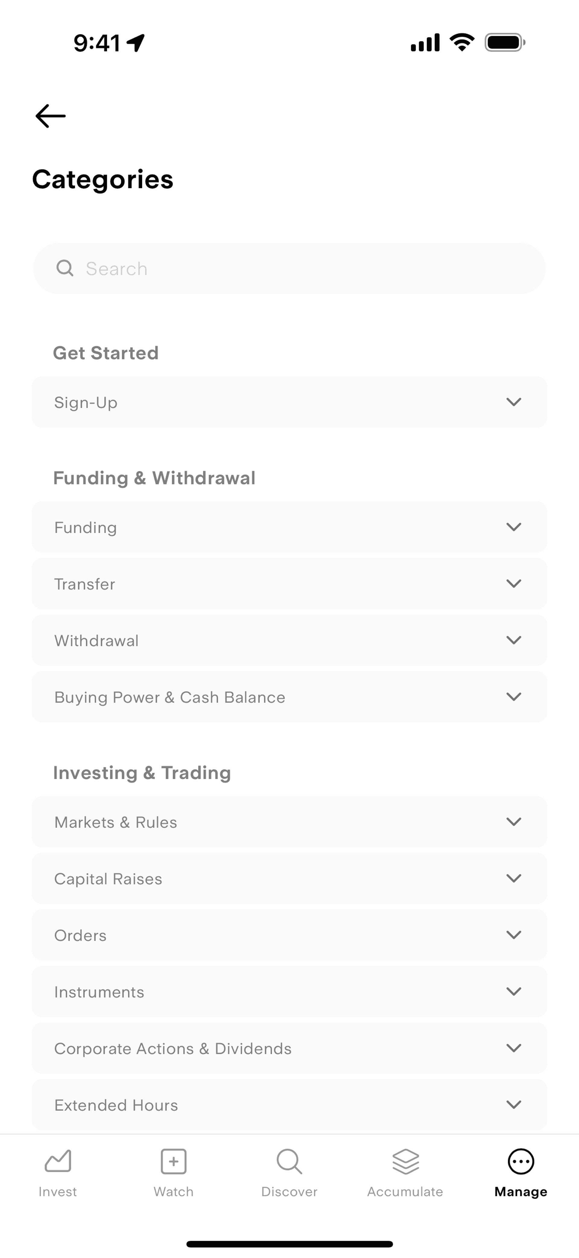 Stake iOS Finance interface screenshot 6