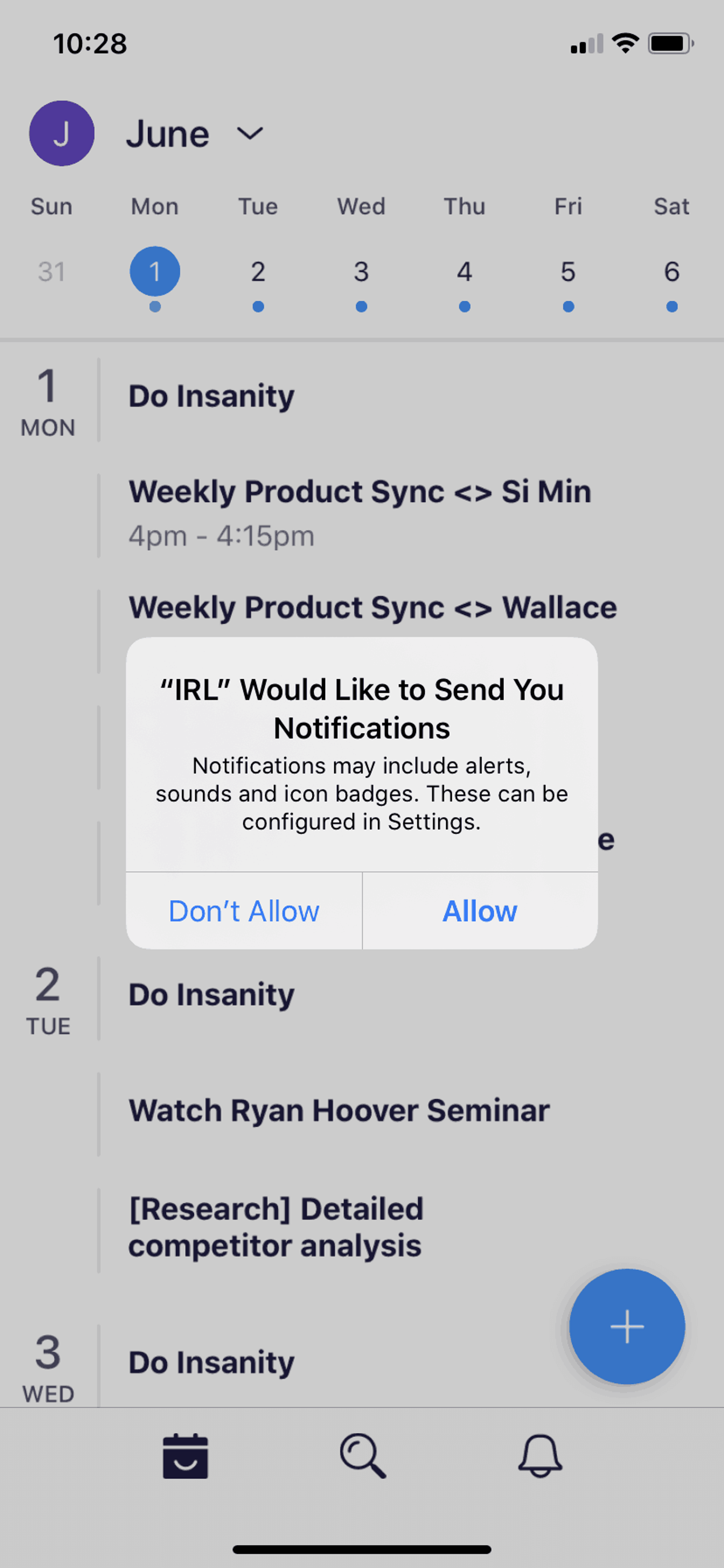 IRL iOS Social Networking interface screenshot 11