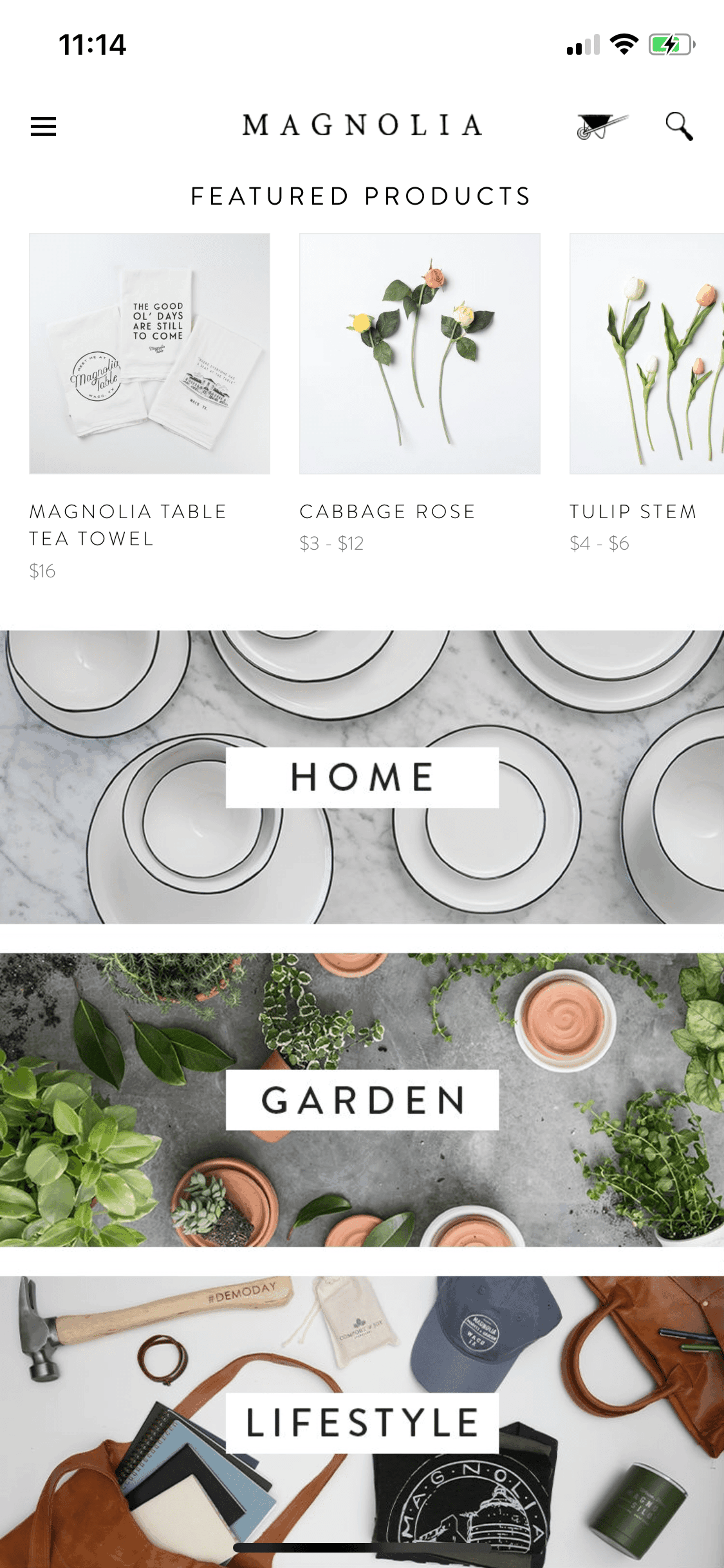 Magnolia Market iOS Shopping interface screenshot 23