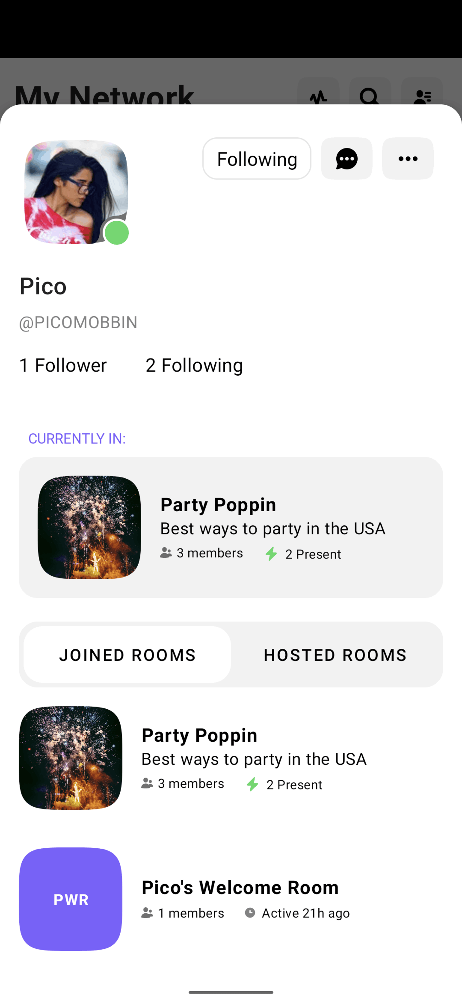 Airtime Android Social Networking interface screenshot 8