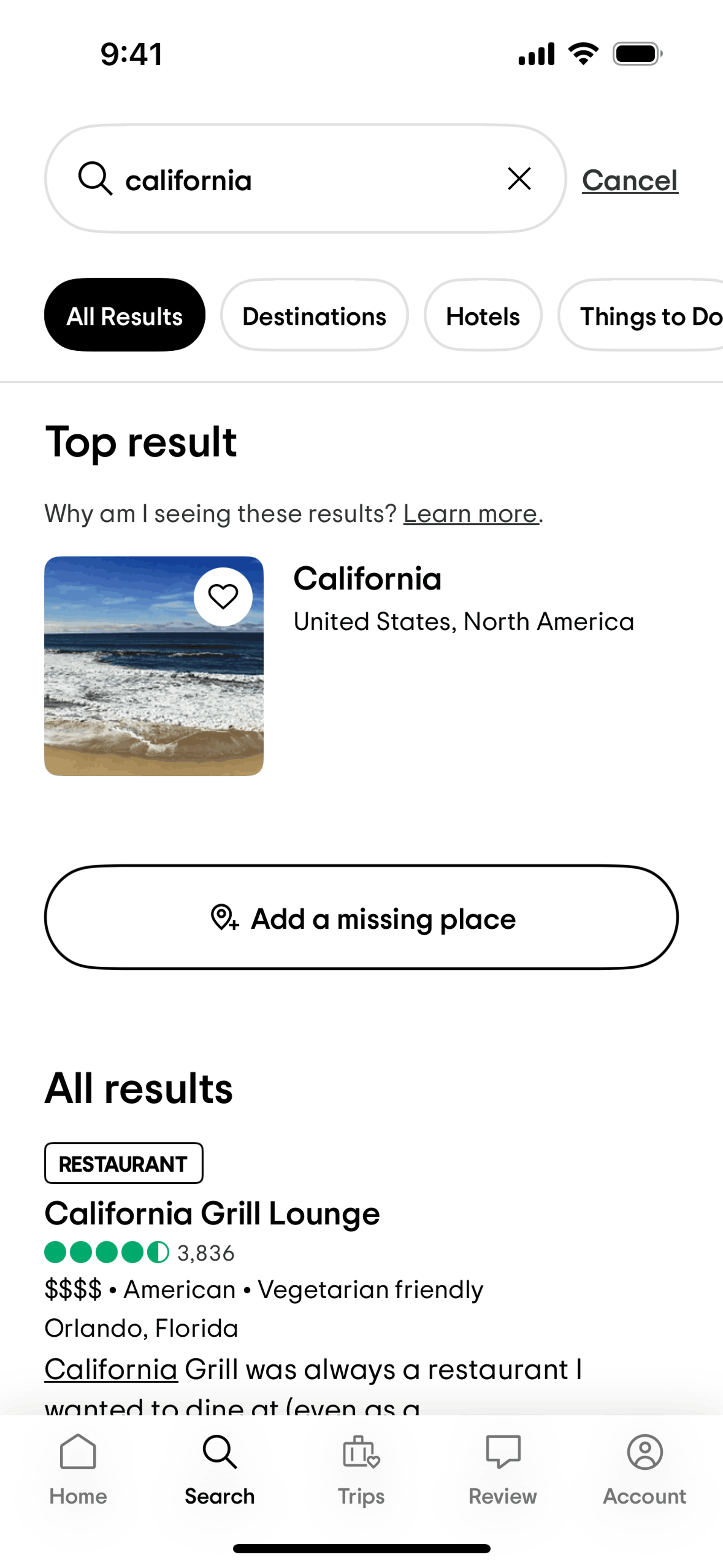 Tripadvisor iOS Travel & Transportation interface screenshot 15