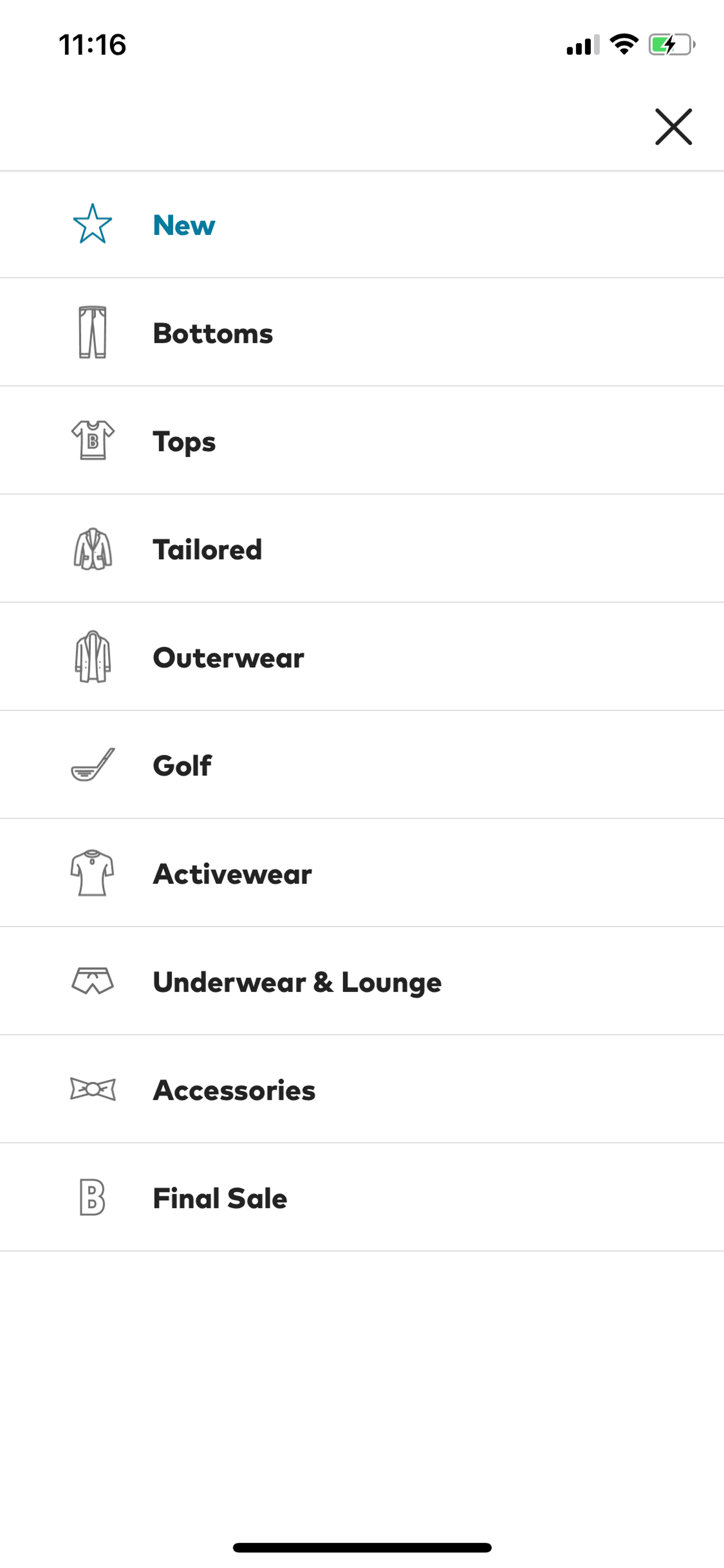 Bonobos iOS Shopping interface screenshot 16