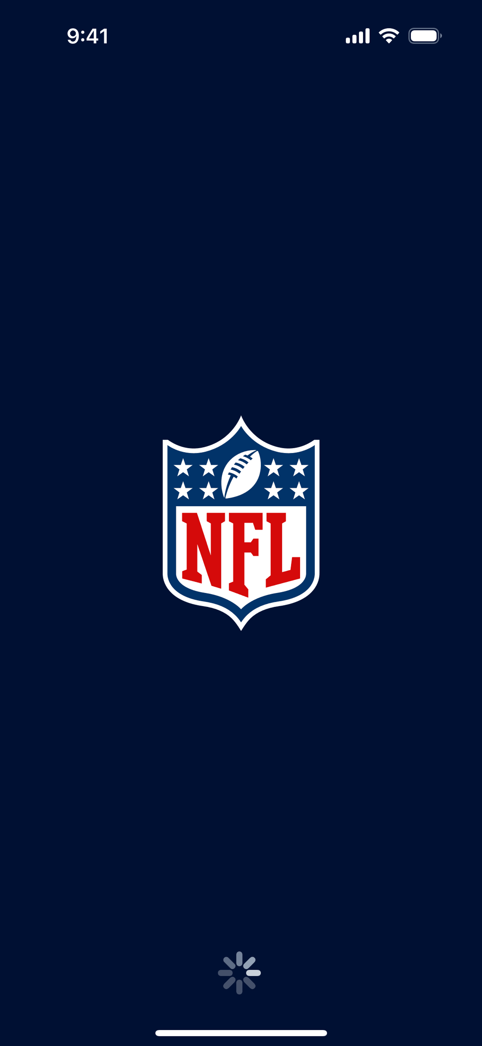 NFL iOS Sports interface screenshot 1