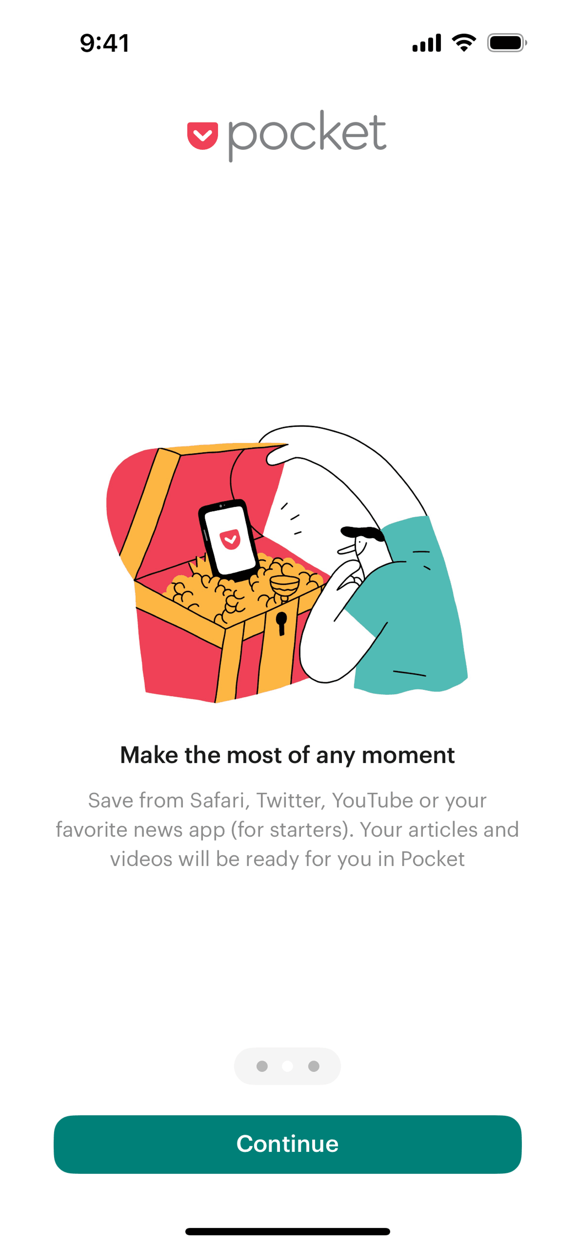 Pocket iOS News interface screenshot 3