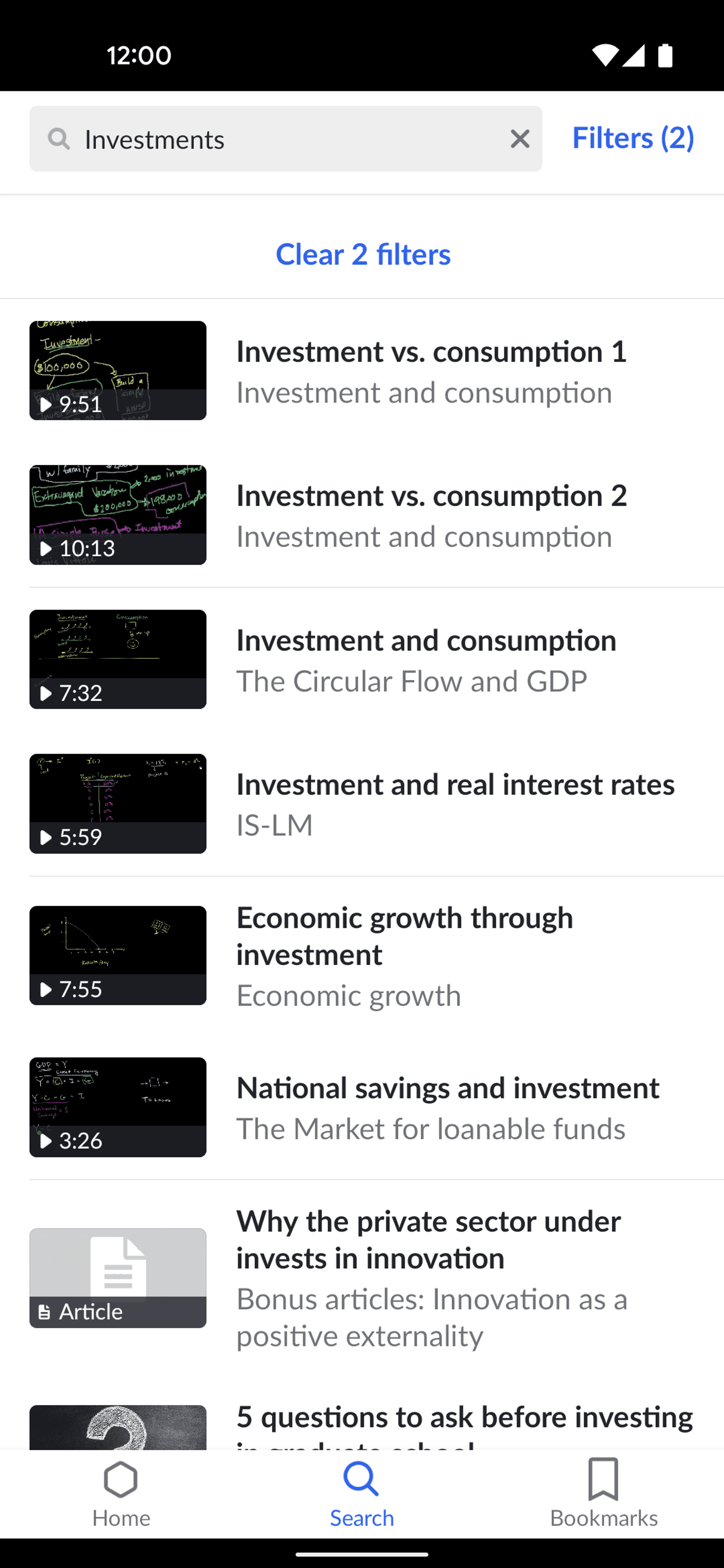 Khan Academy Android Education interface screenshot 21