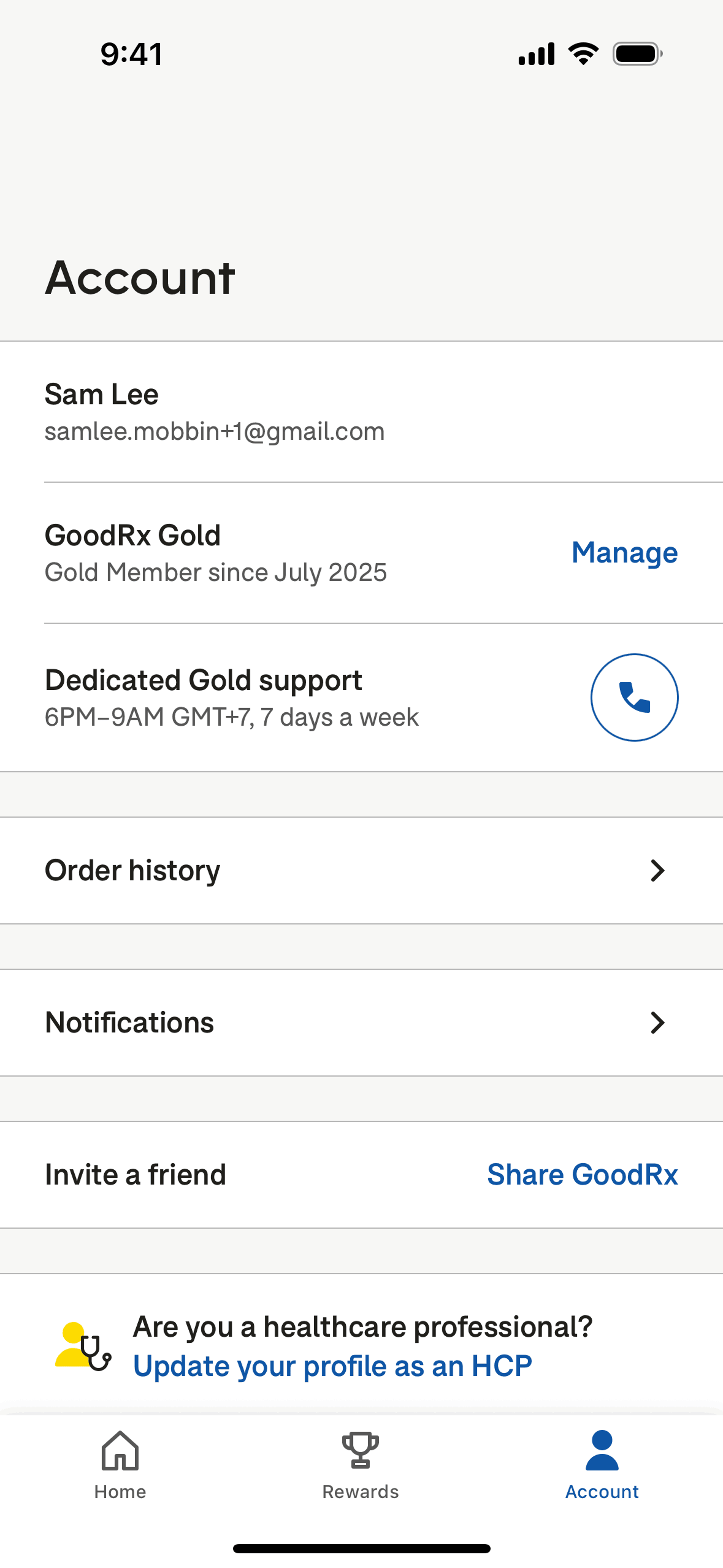 GoodRx iOS Medical interface screenshot 22