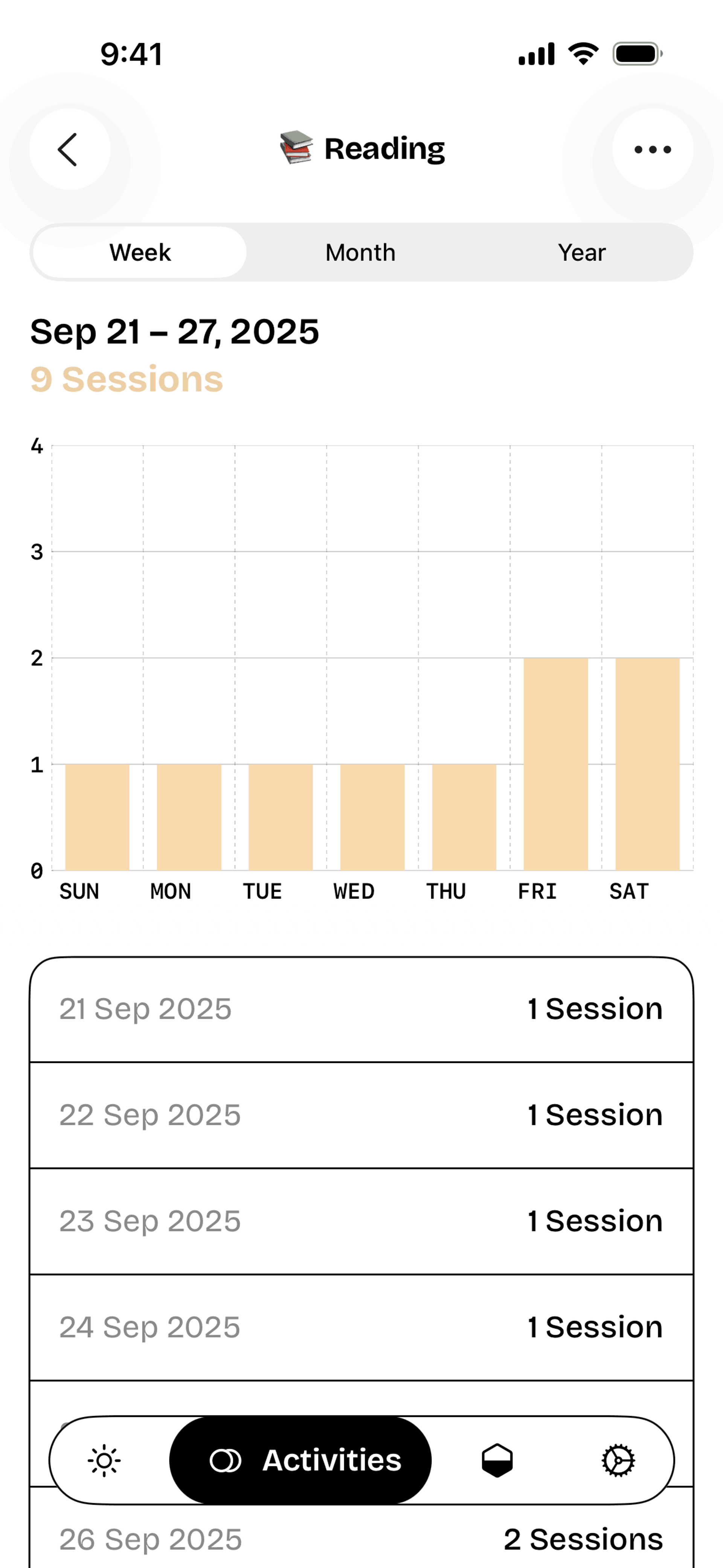 timespent iOS Productivity interface screenshot 23