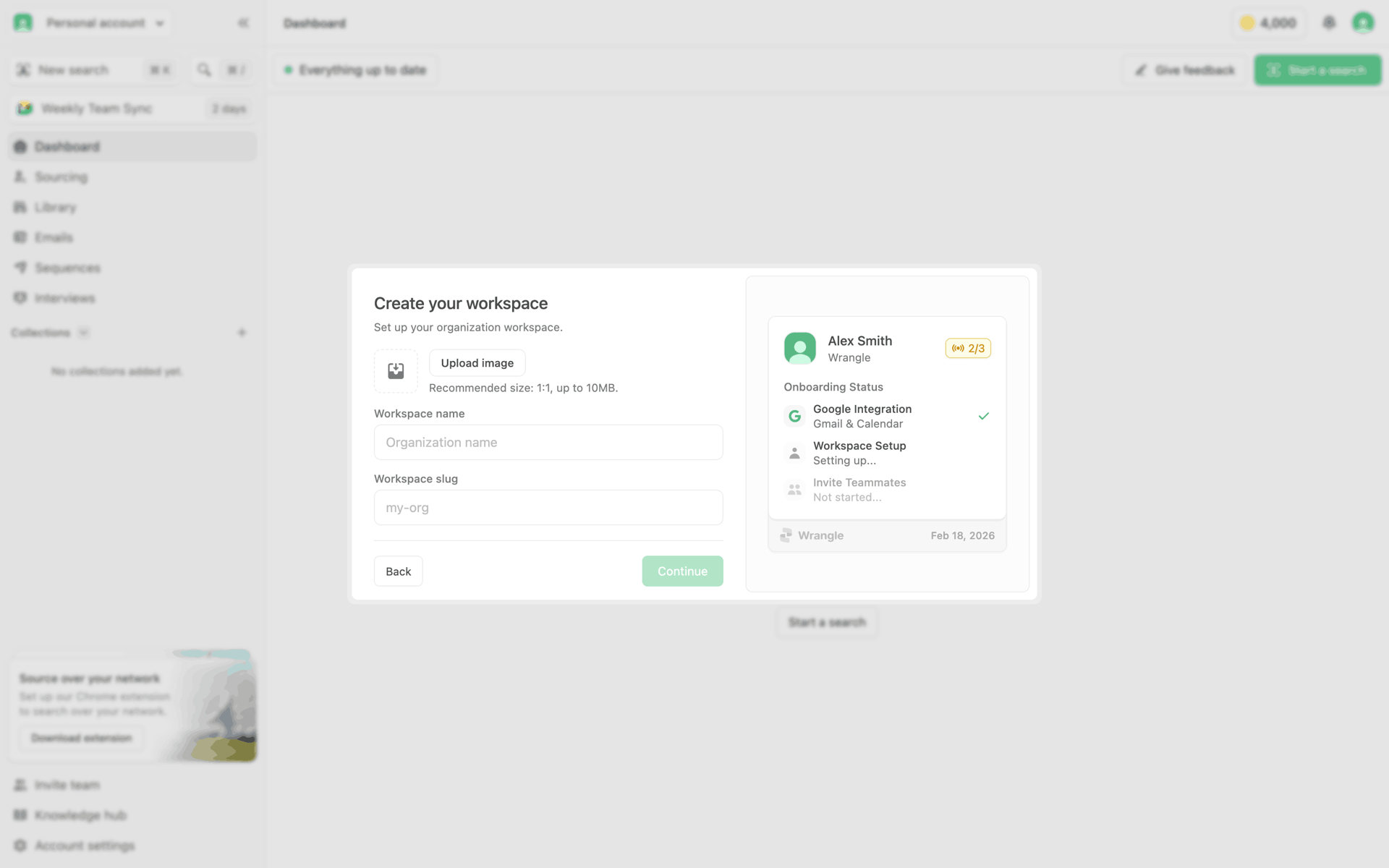 Wrangle Web AI interface screenshot 14