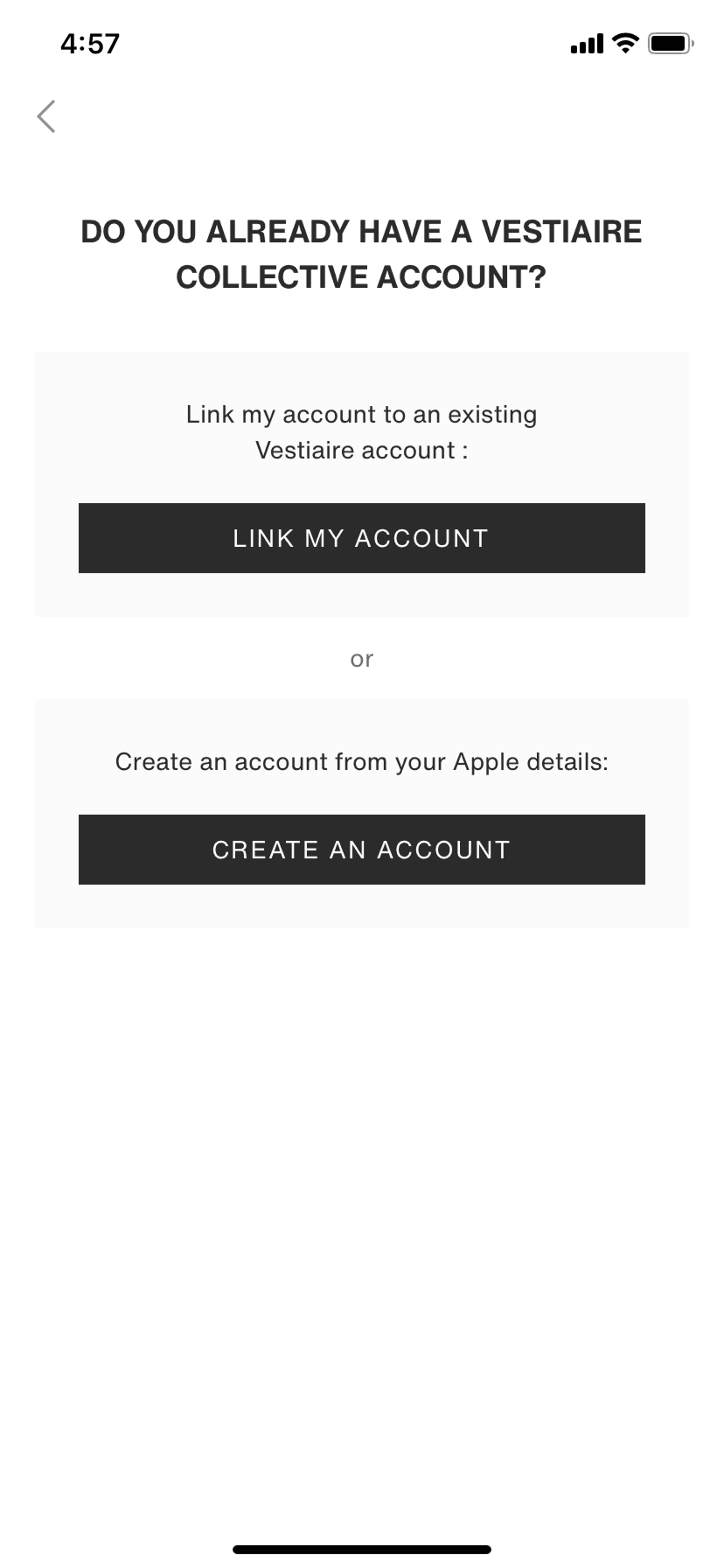 Vestiaire Collective iOS Shopping interface screenshot 7