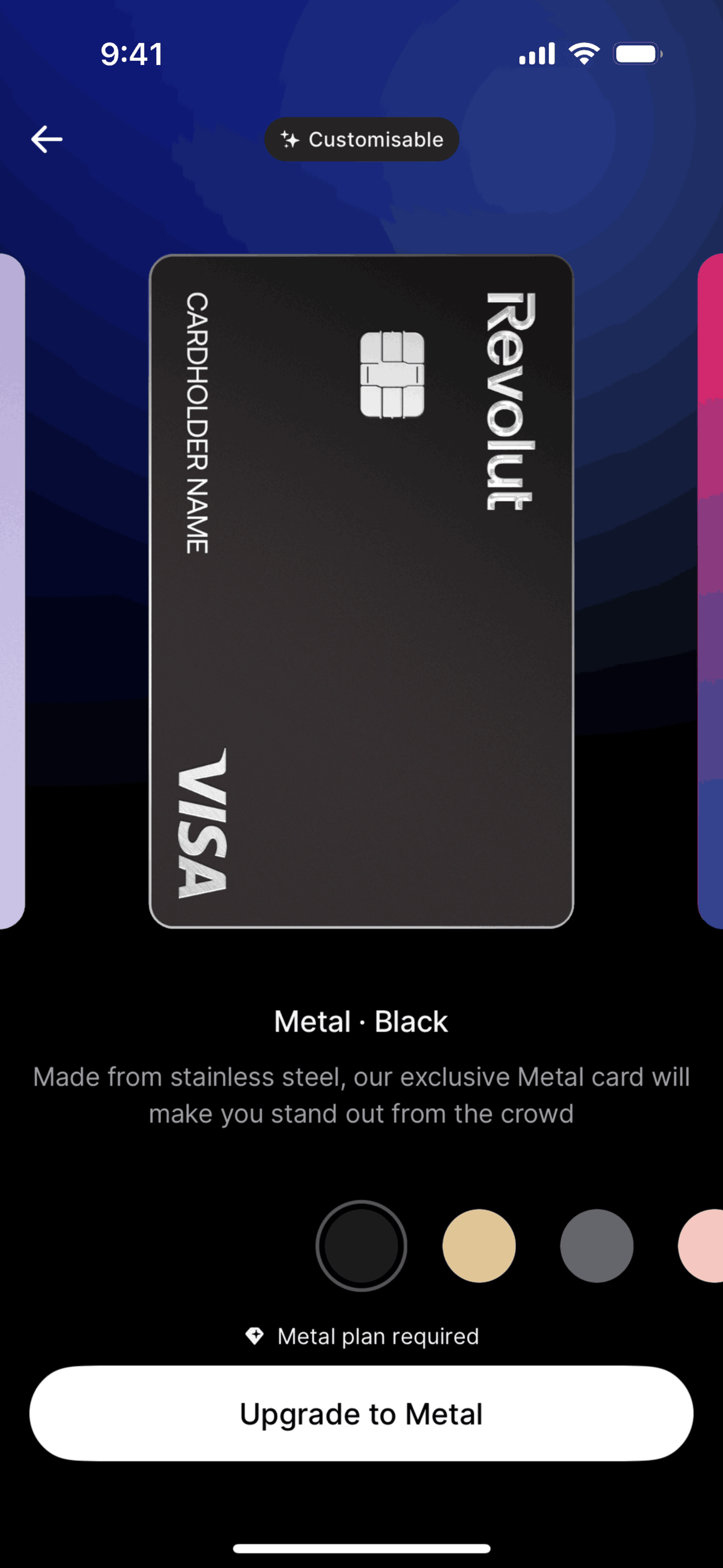 Revolut iOS Finance interface screenshot 9