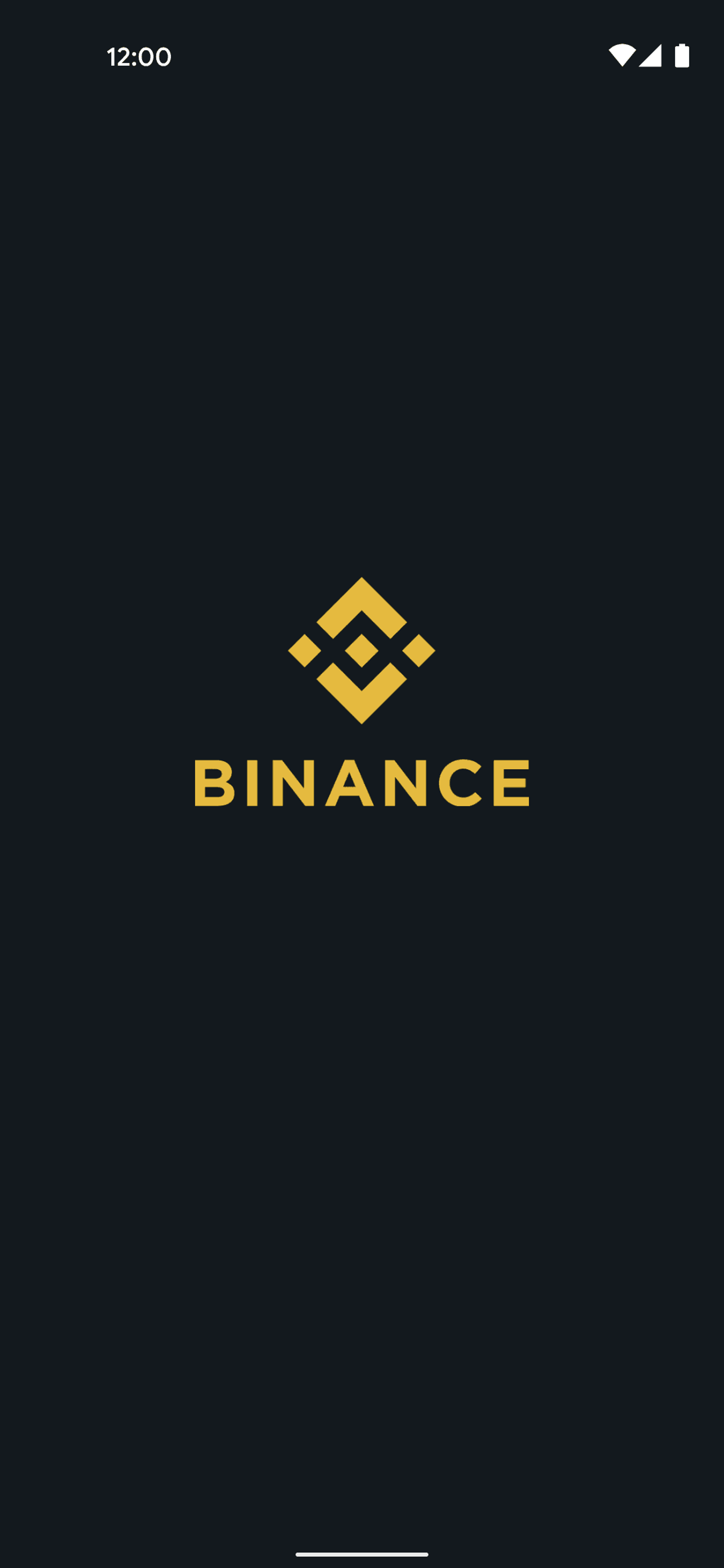 Binance Android Finance interface screenshot 1