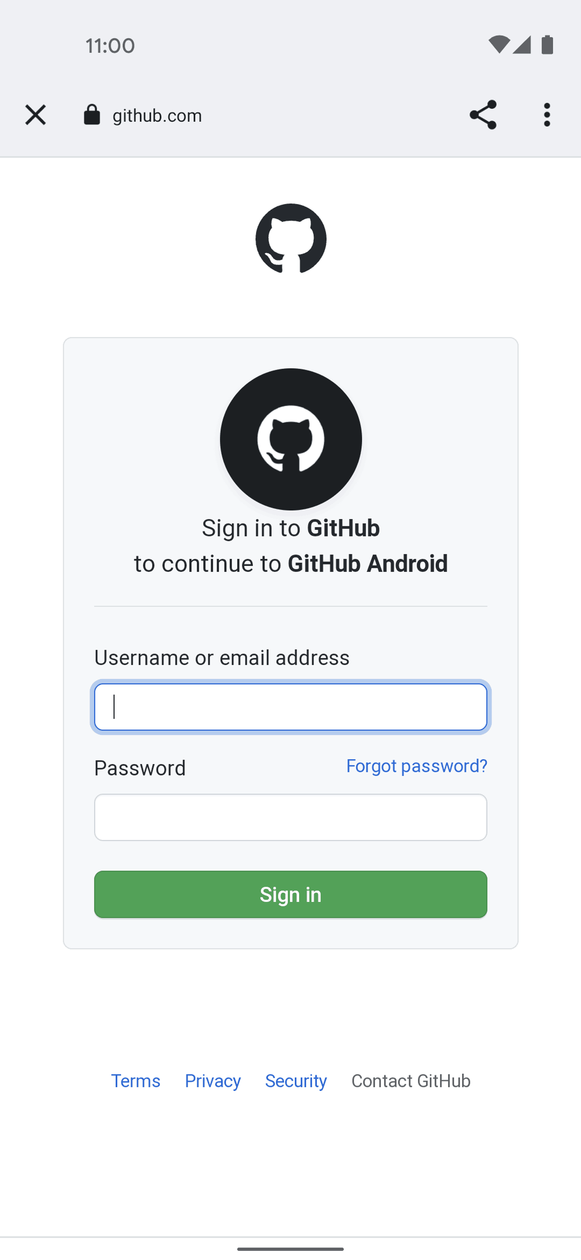 GitHub Android Developer Tools interface screenshot 8