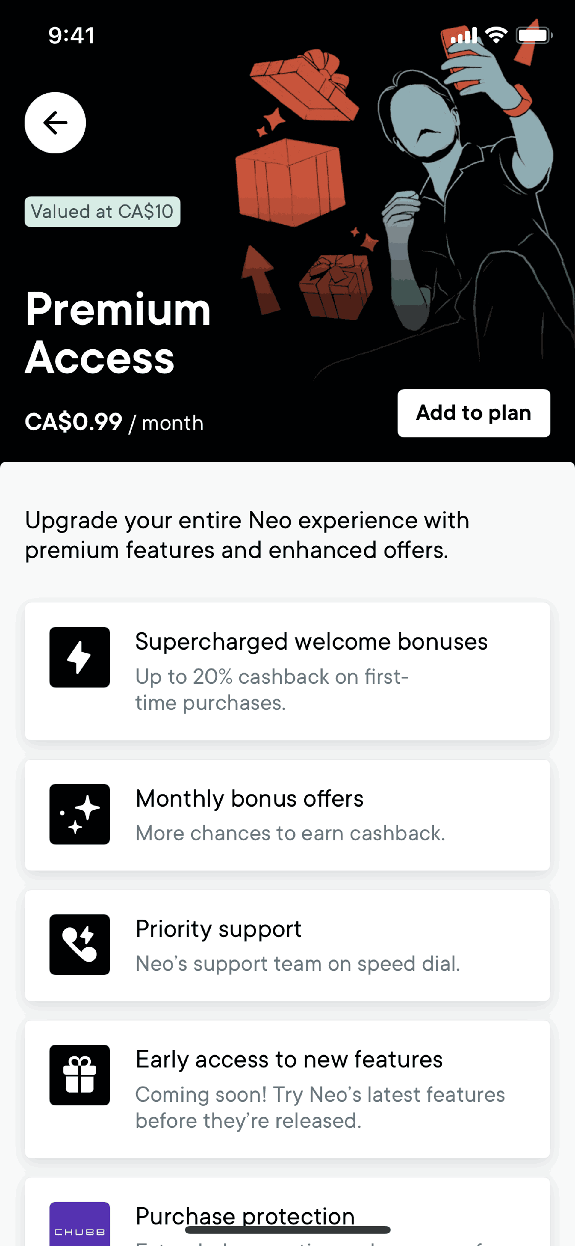 Neo Financial iOS Finance interface screenshot 12