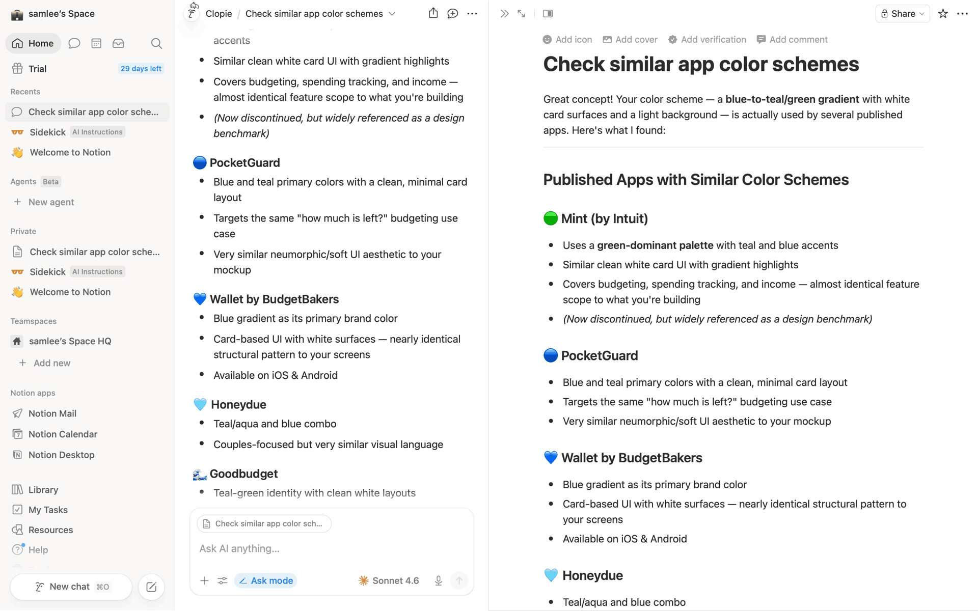 Notion Web Collaboration interface screenshot 17