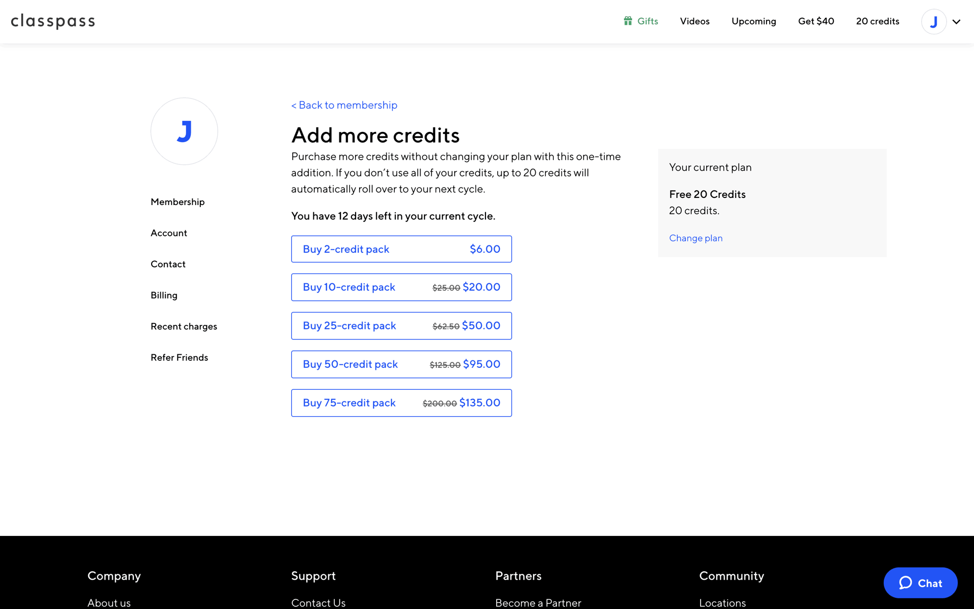ClassPass Web Health & Fitness interface screenshot 16