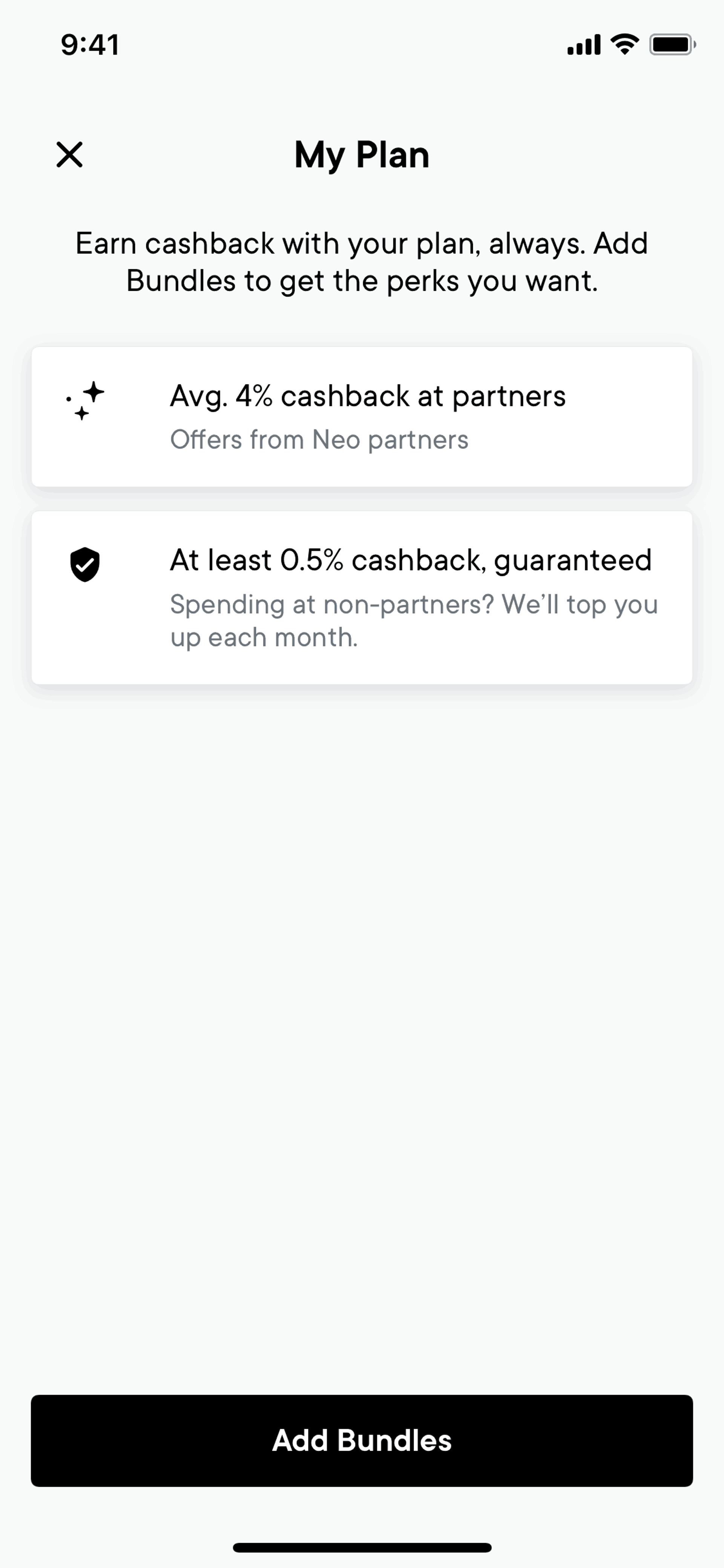 Neo Financial iOS Finance interface screenshot 11