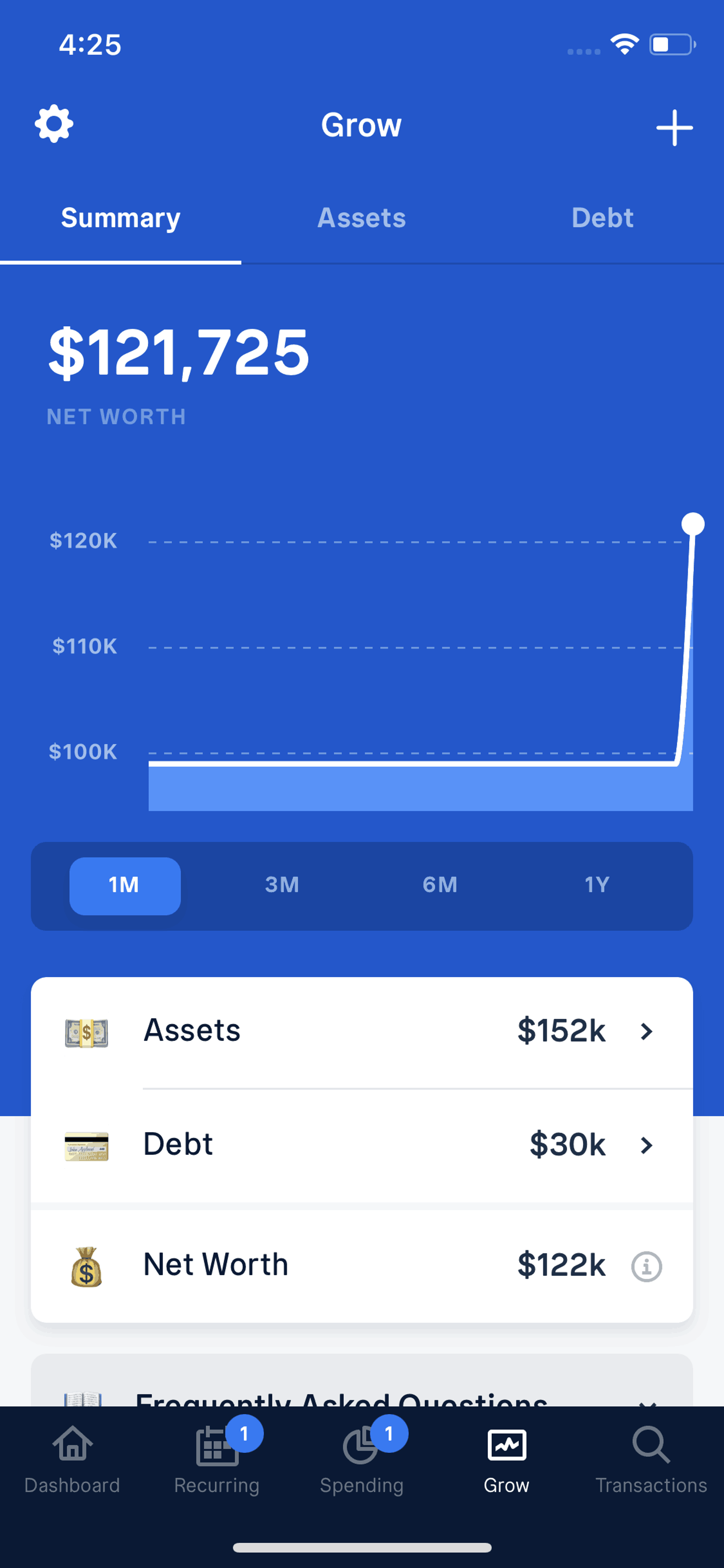 Truebill iOS Finance interface screenshot 5