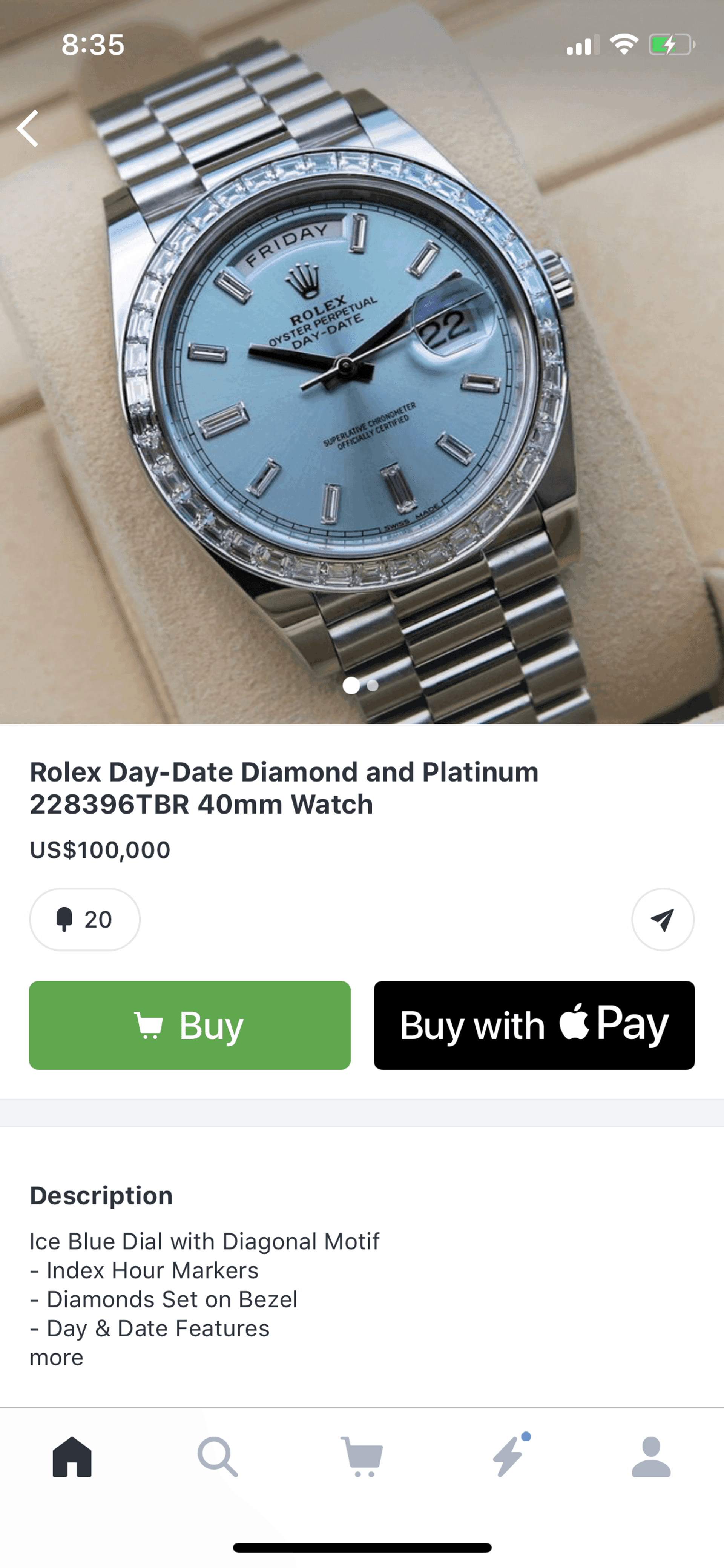 Fancy iOS Shopping interface screenshot 19