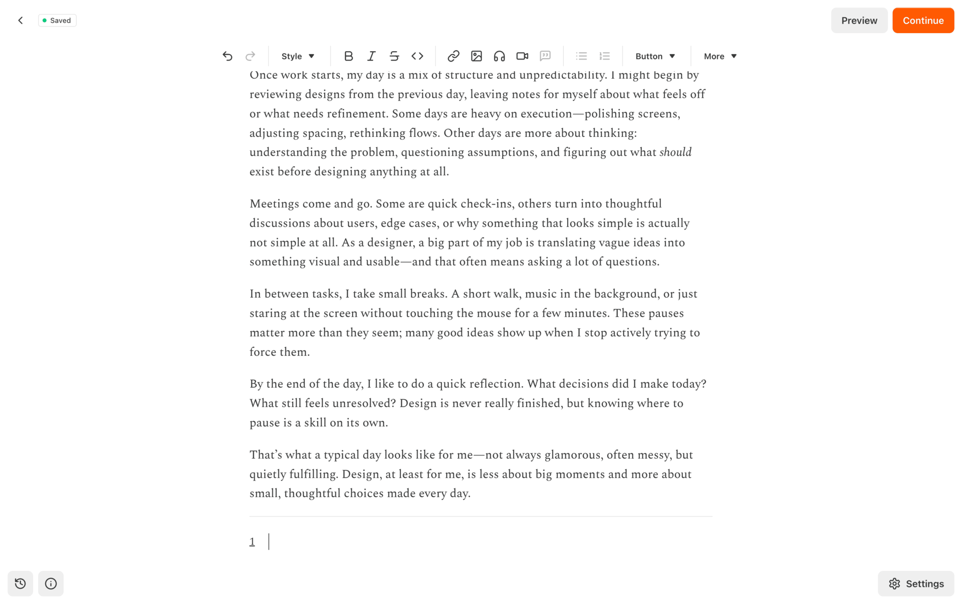 Substack Web News interface screenshot 4