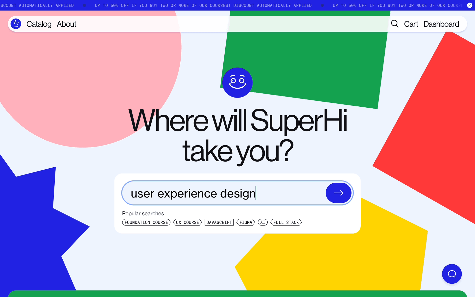 SuperHi Web Education interface screenshot 8