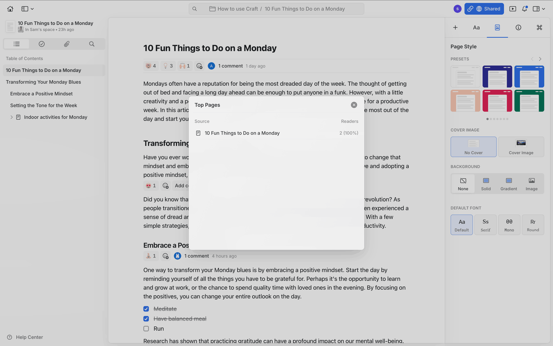 Craft Web AI interface screenshot 16