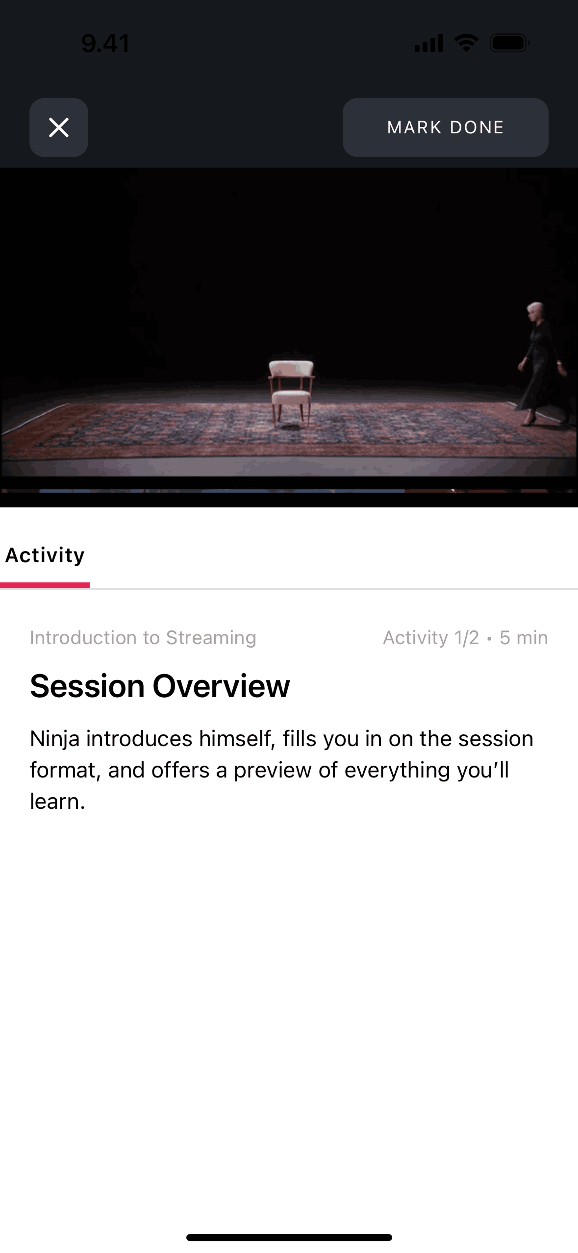 Education app screen 3
