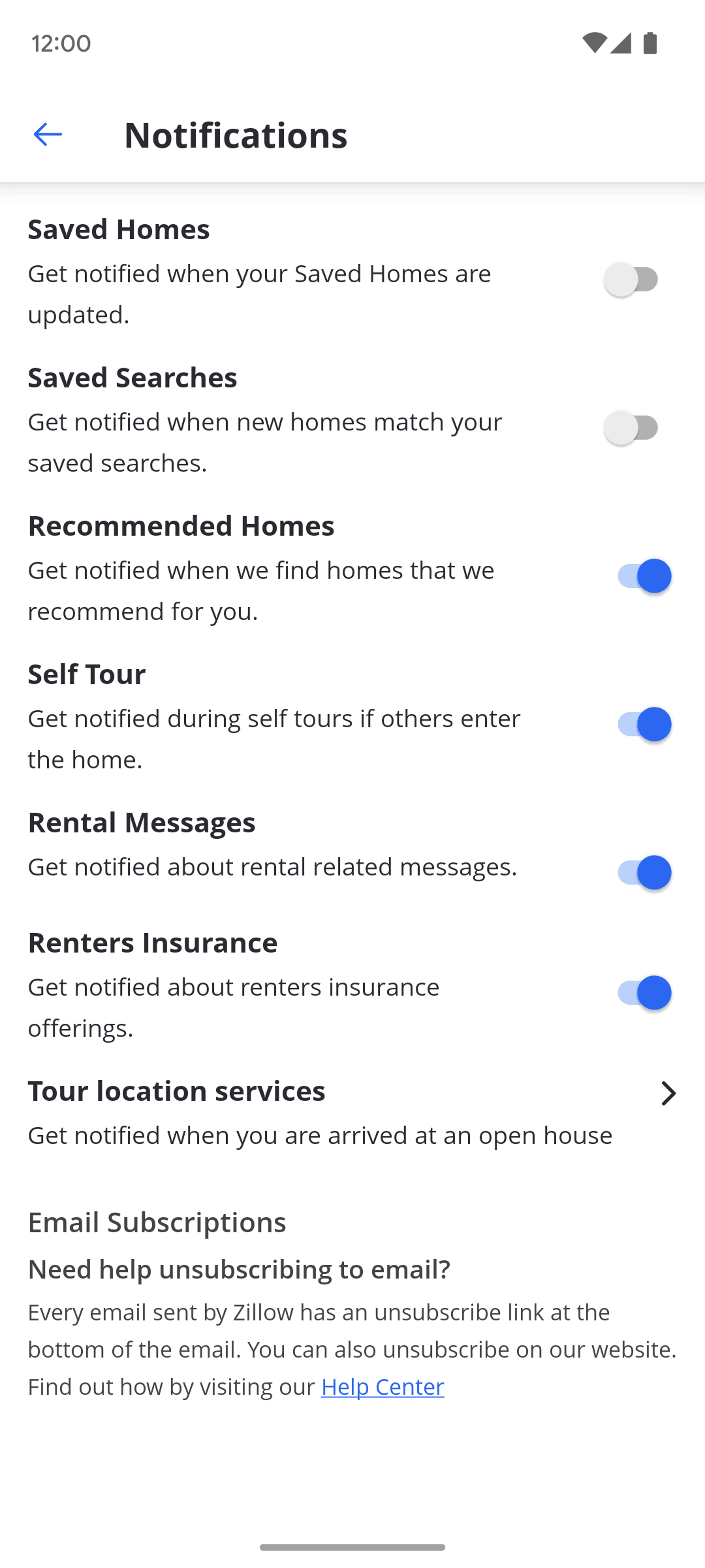 Zillow Android Real Estate interface screenshot 17