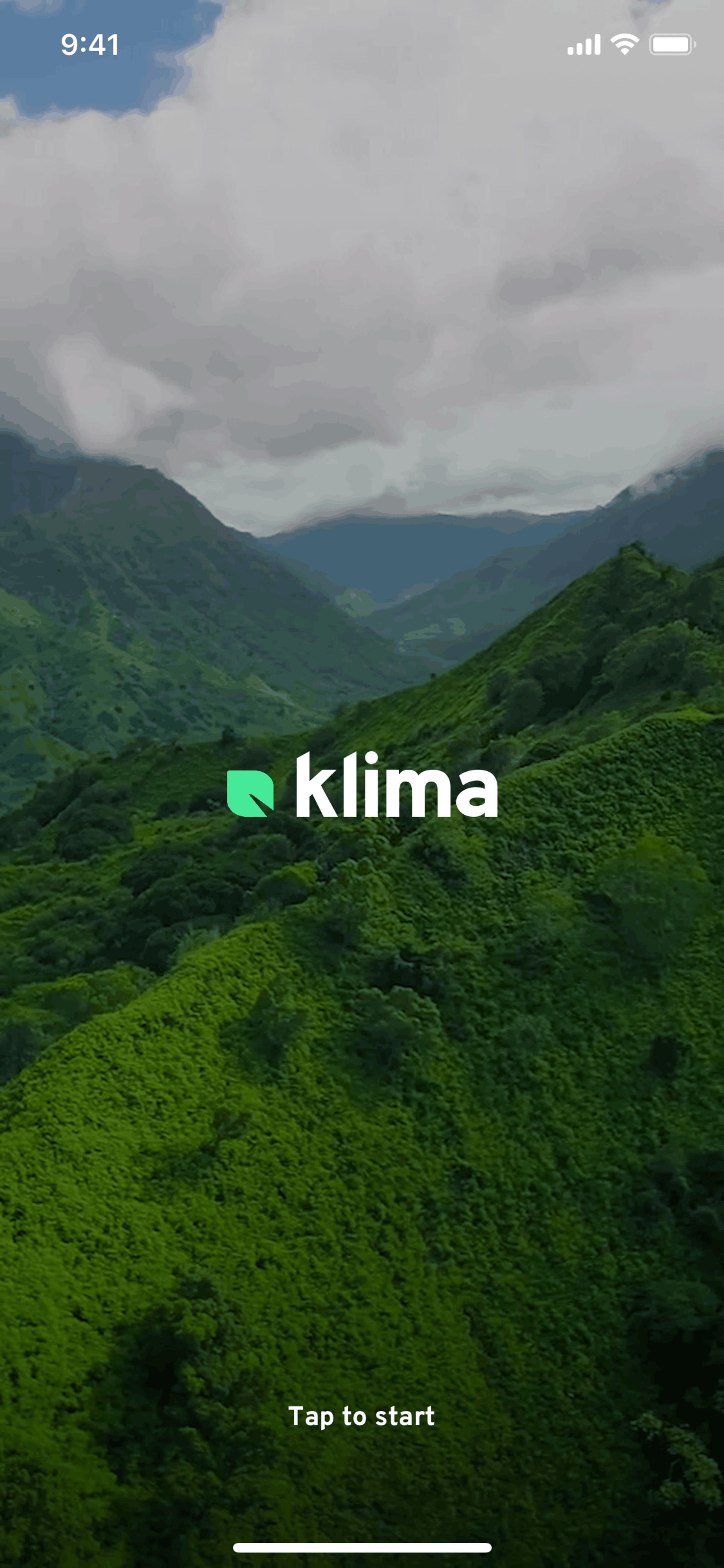 Klima iOS Lifestyle interface screenshot 4
