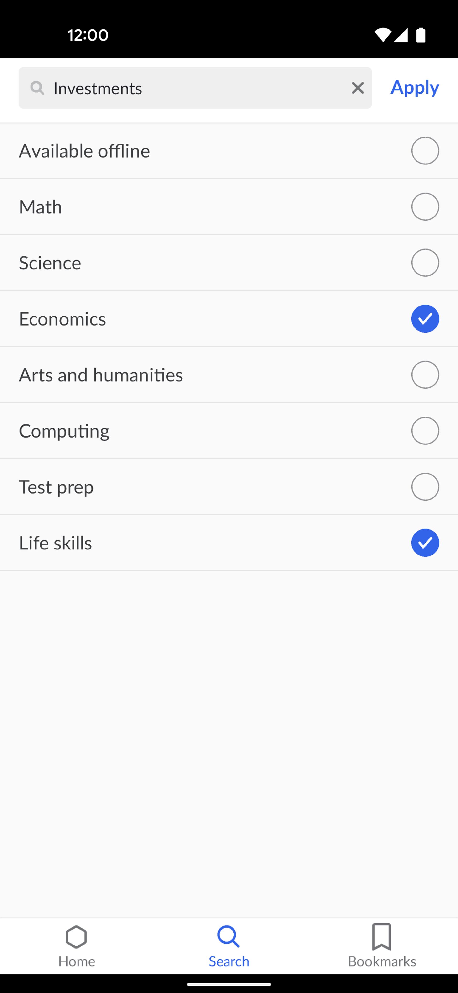 Khan Academy Android Education interface screenshot 20