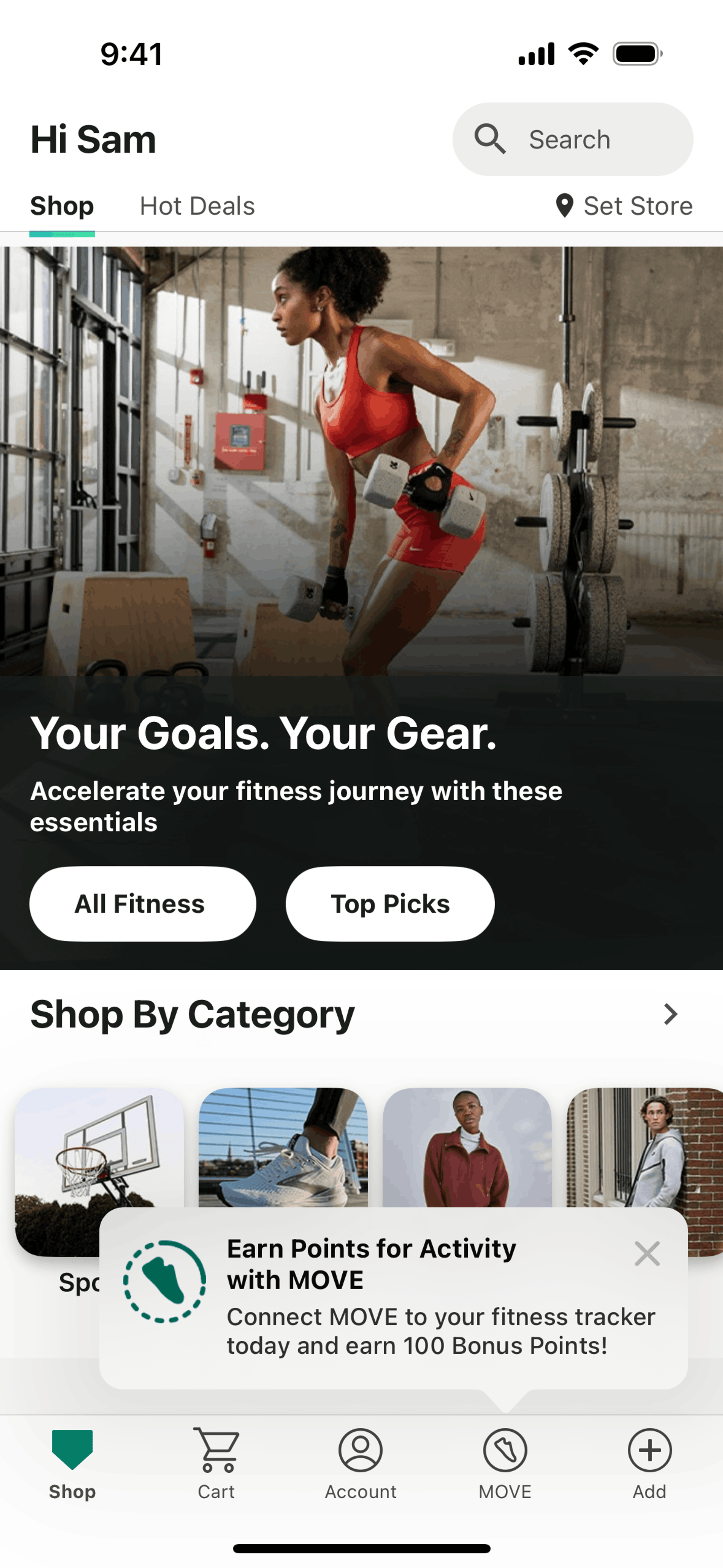 DICK’S Sporting Goods iOS Shopping interface screenshot 13