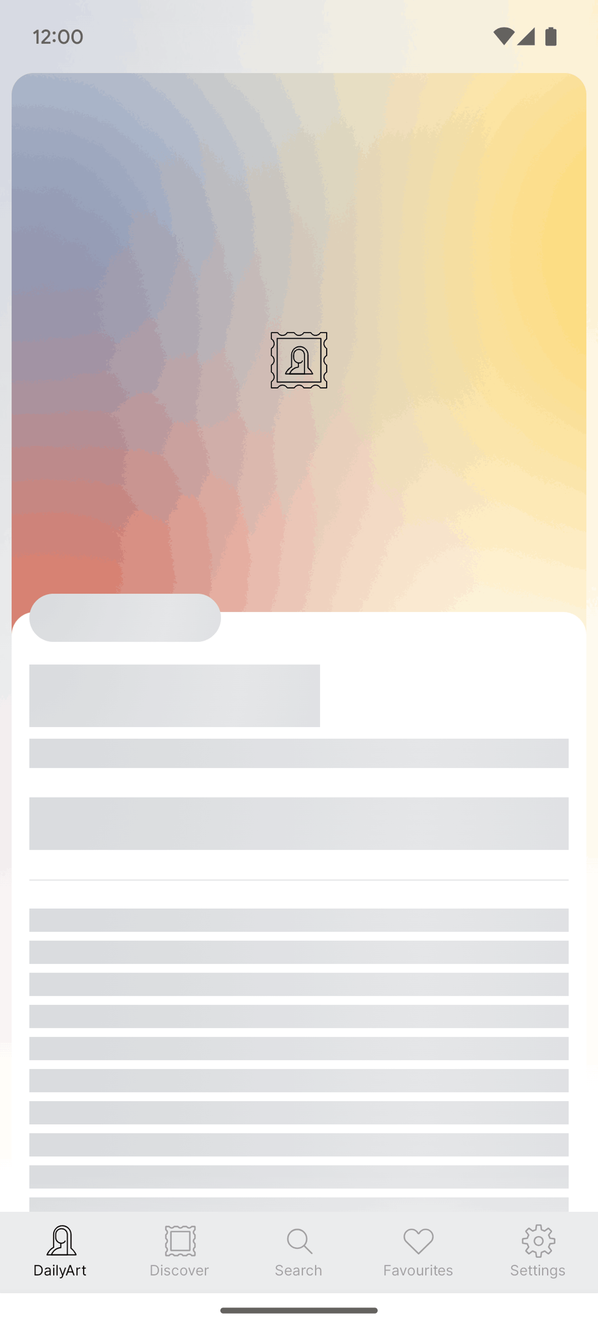 DailyArt Android Education interface screenshot 9