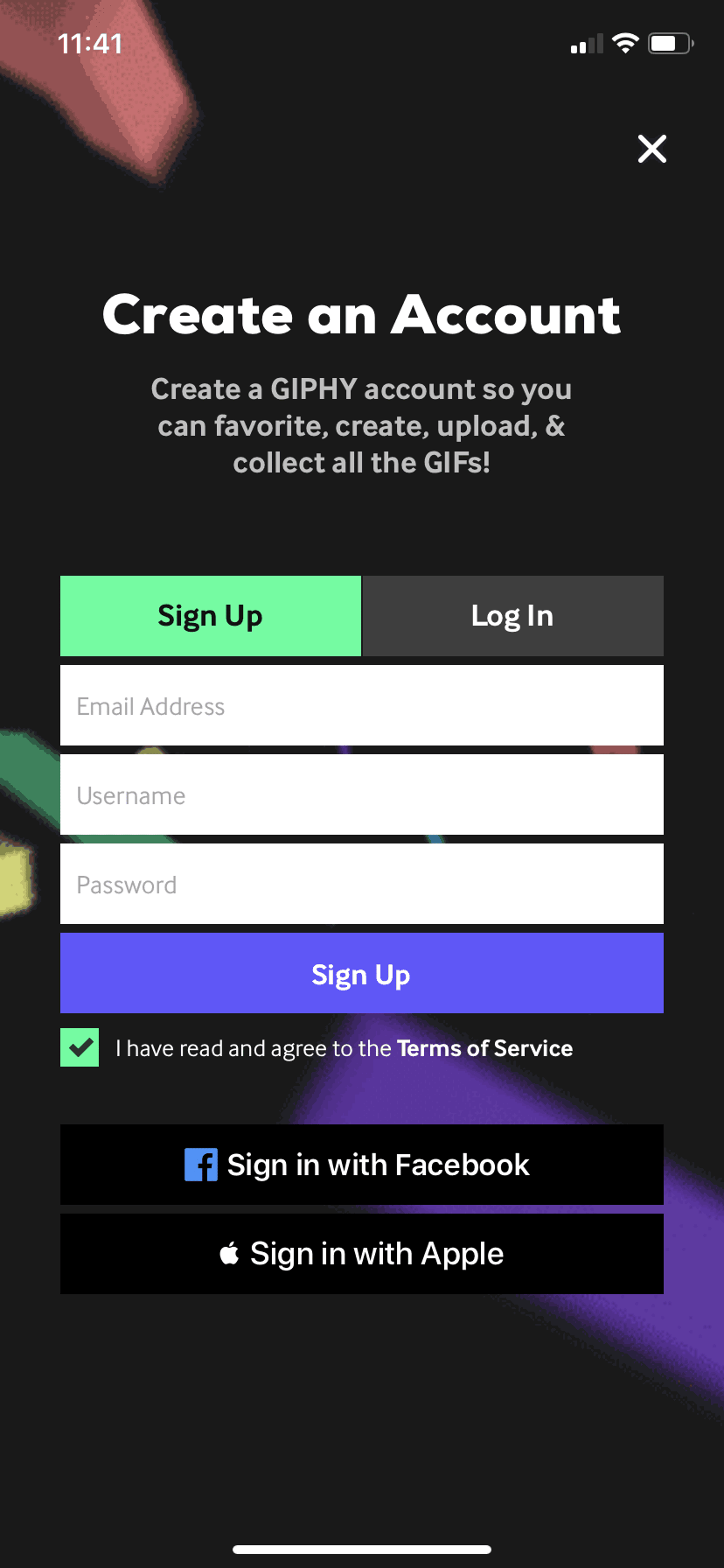 GIPHY iOS Photo & Video interface screenshot 3